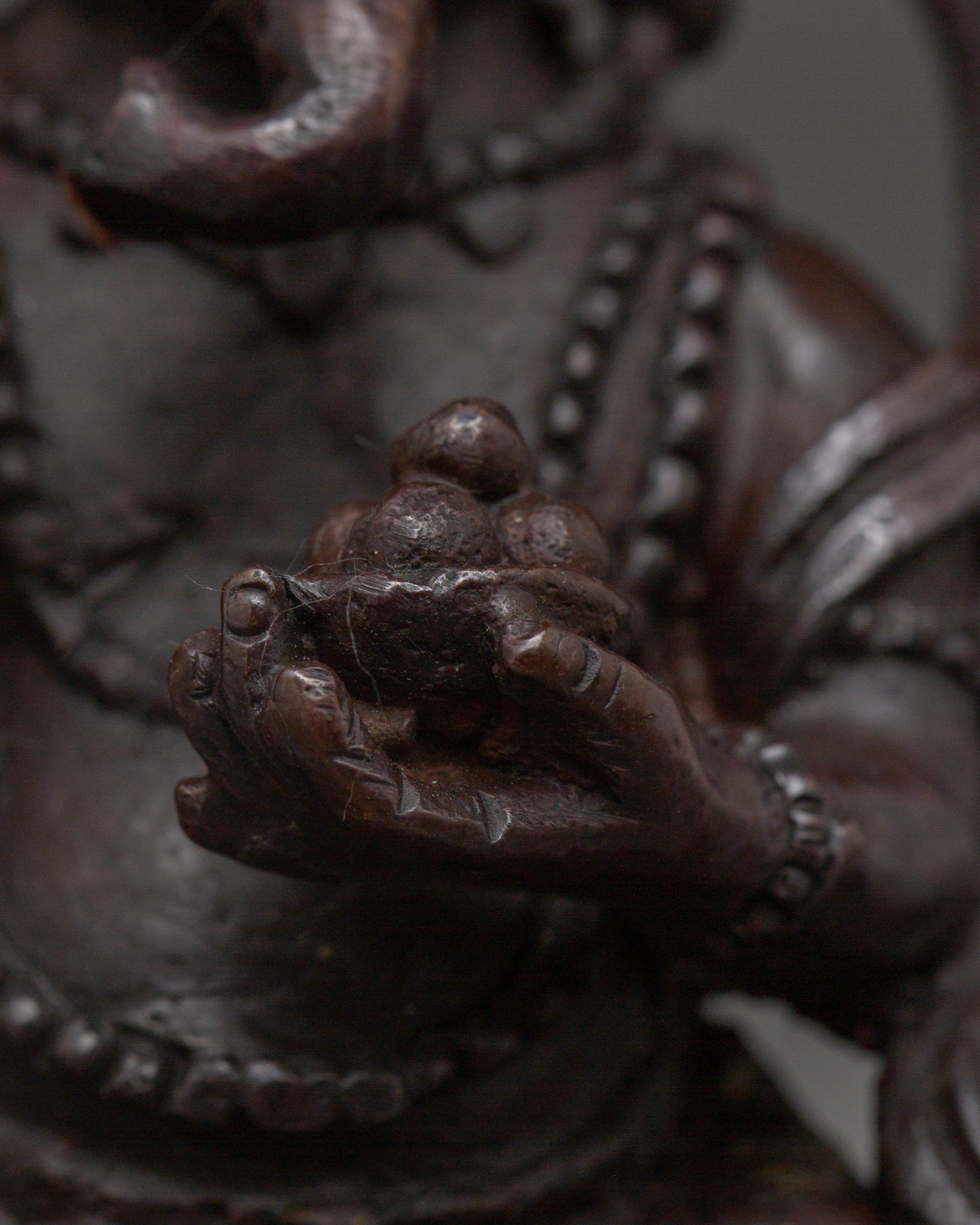 Handcrafted Statue of Lord Ganesha | Oxidized Copper Ganesh Idol