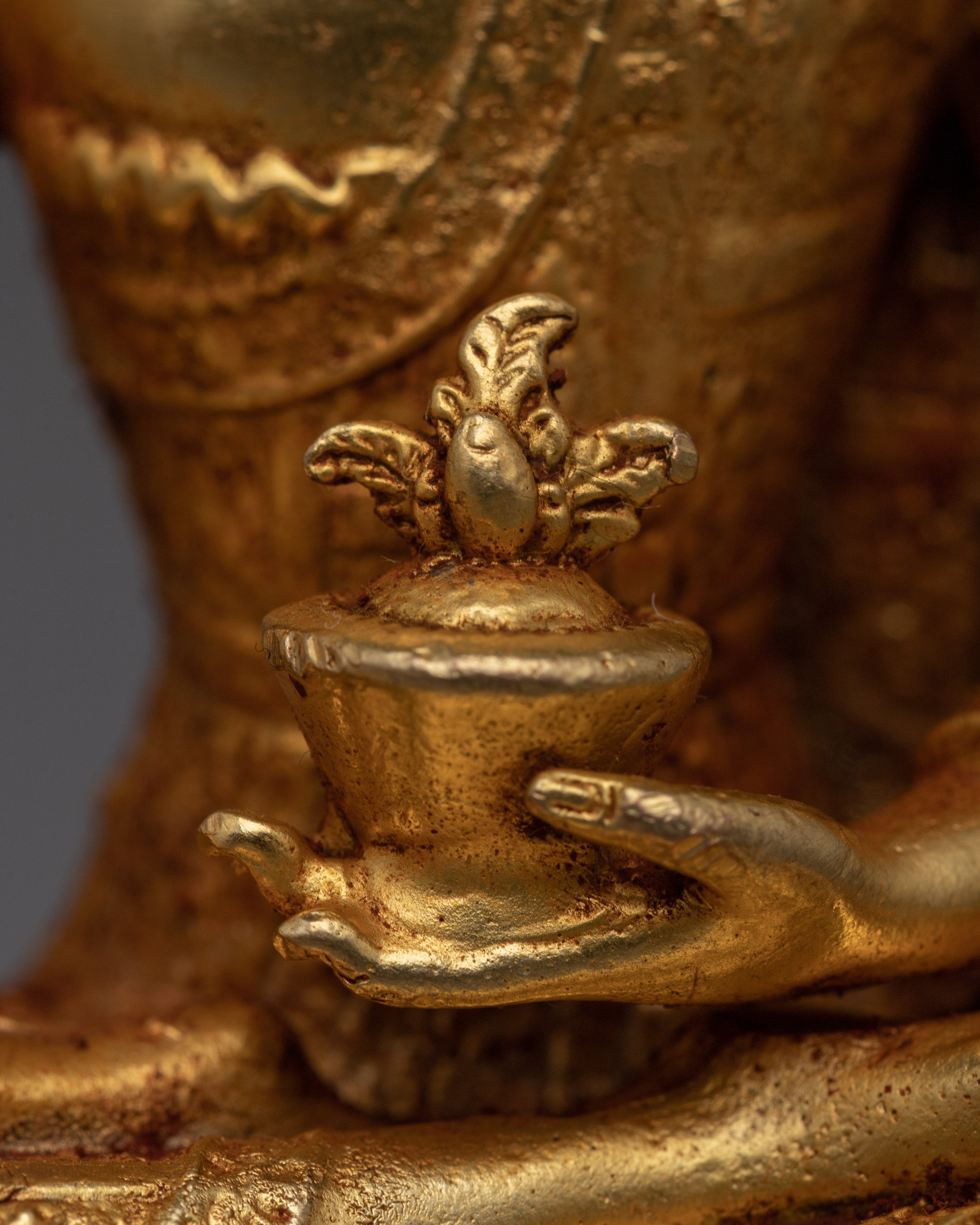 Medicine Buddha Machine Molded Statue | Invite Spiritual Wellness