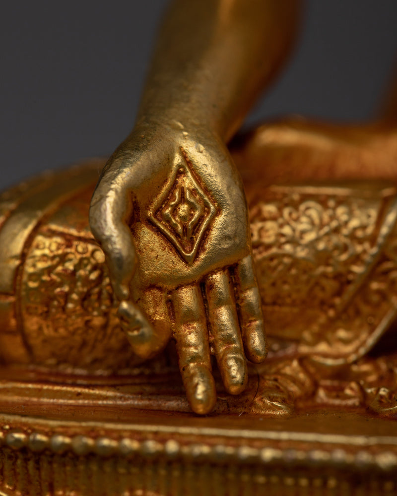 Ratnasambhava Buddha Machine Mold Statue |  Embodiment of Compassion and Abundance