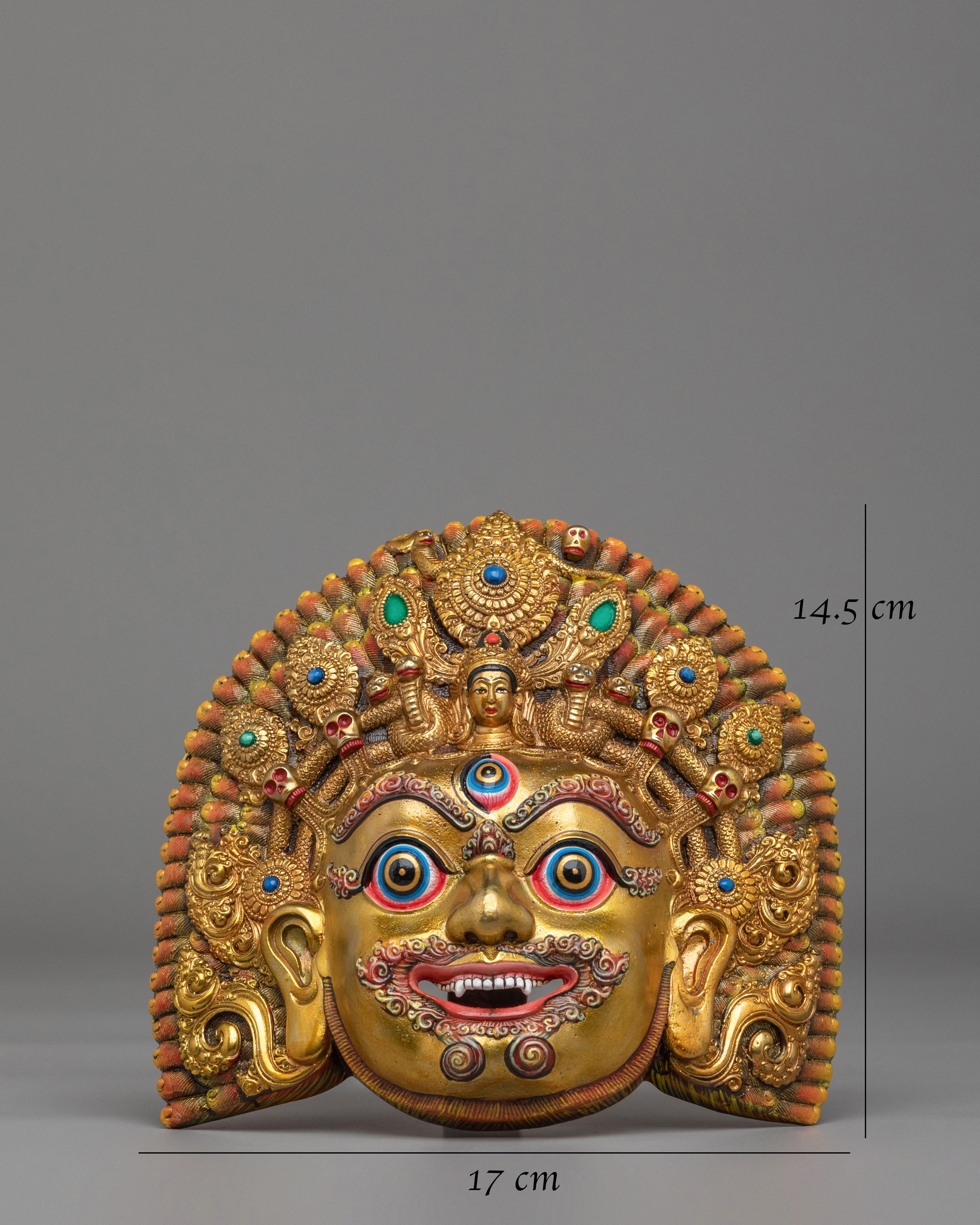 Sacred Bhairav Mask | Spiritual Decor