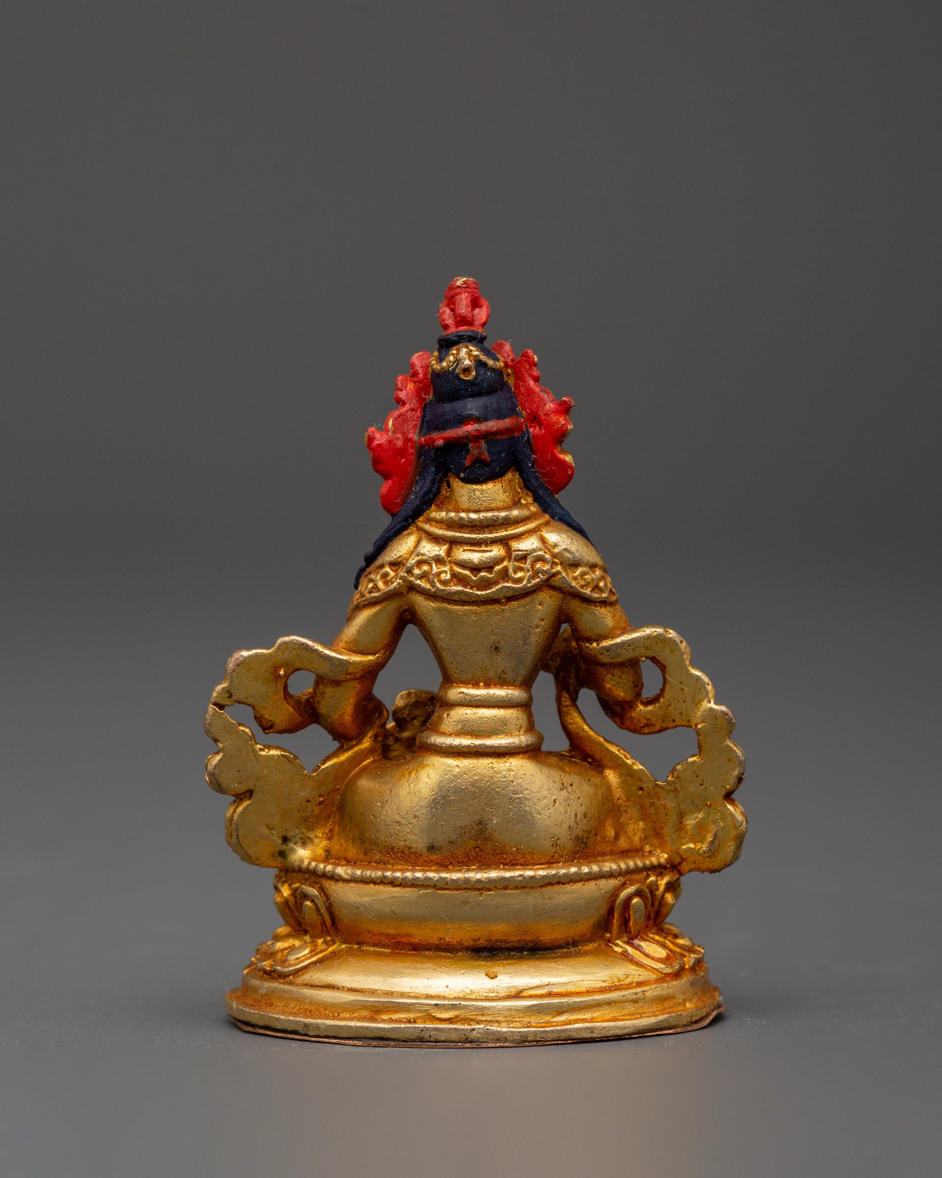 Gold Plated Doje Semba Sculpture | Tibetan Spiritual Art