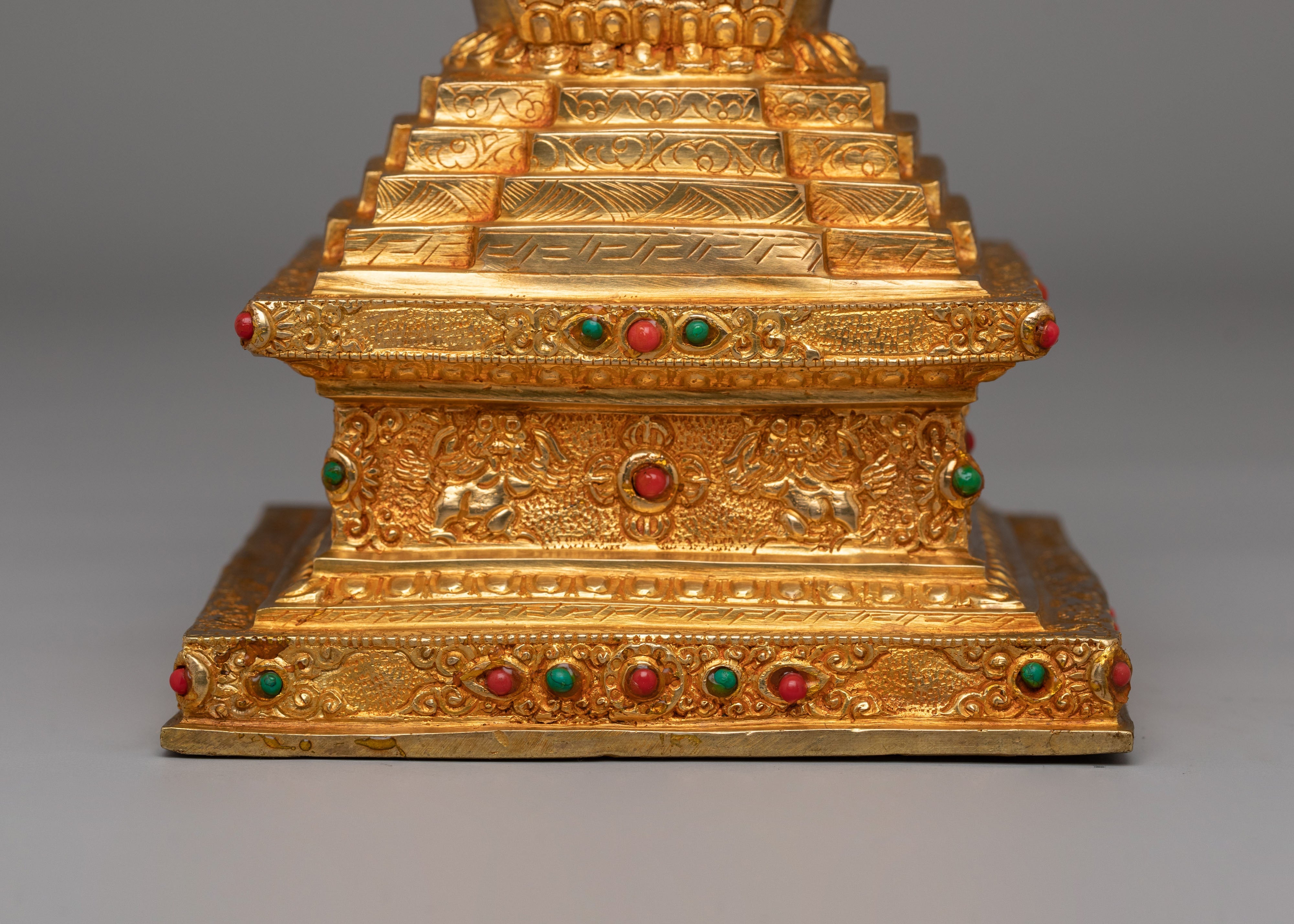 Buddhist Stupa of Great Miracles | Handcrafted Buddhist Shrine