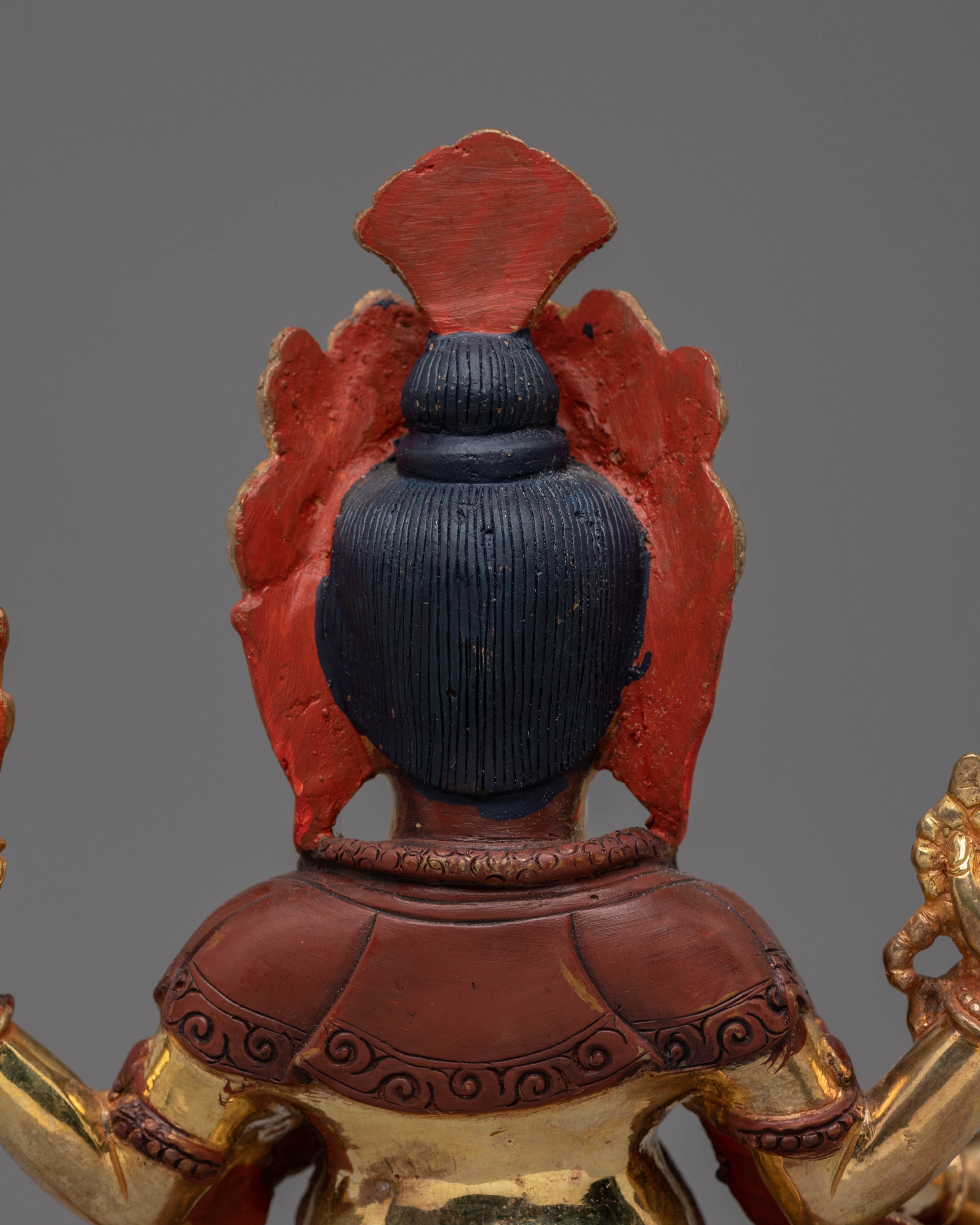 Golden Ganesh Wealth Deity Statue | Hindu God of Prosperity & Wisdom