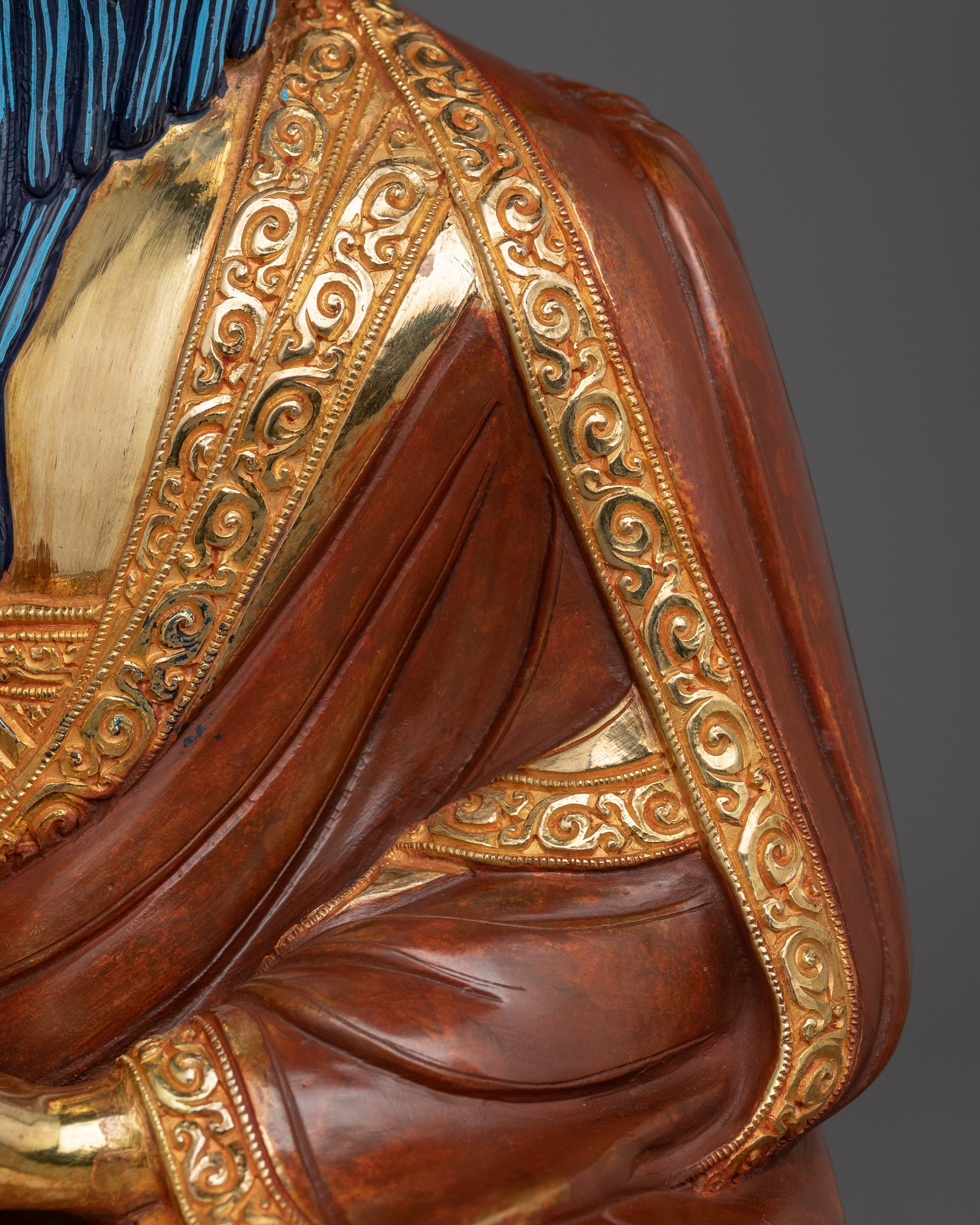 Guru Shapdum Handmade Statue | Zhabdrung Rinpoche Sculpture