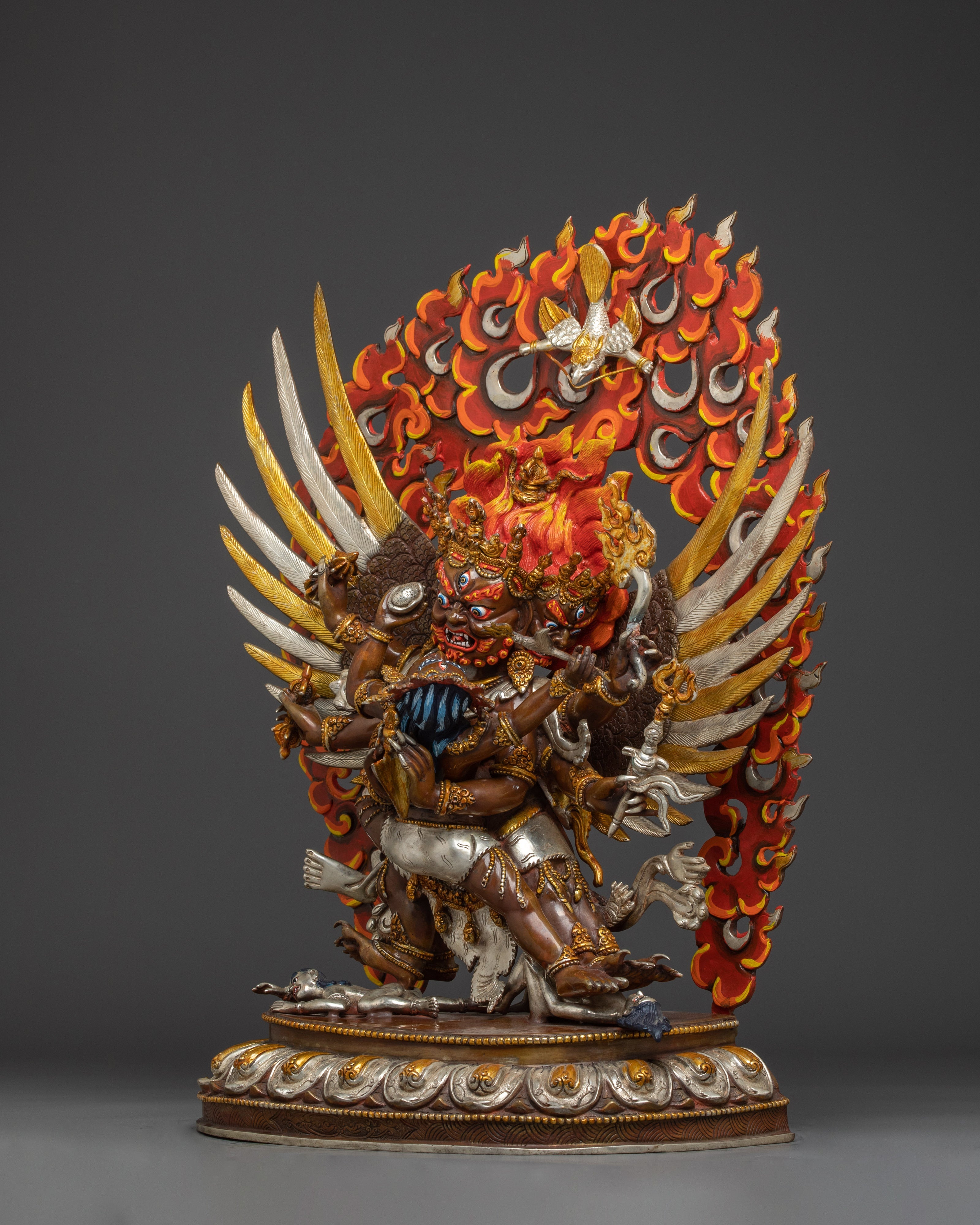 Tibetan Deity Vajrakilaya Statue | Wrathful Deity of Tibetan Buddhism