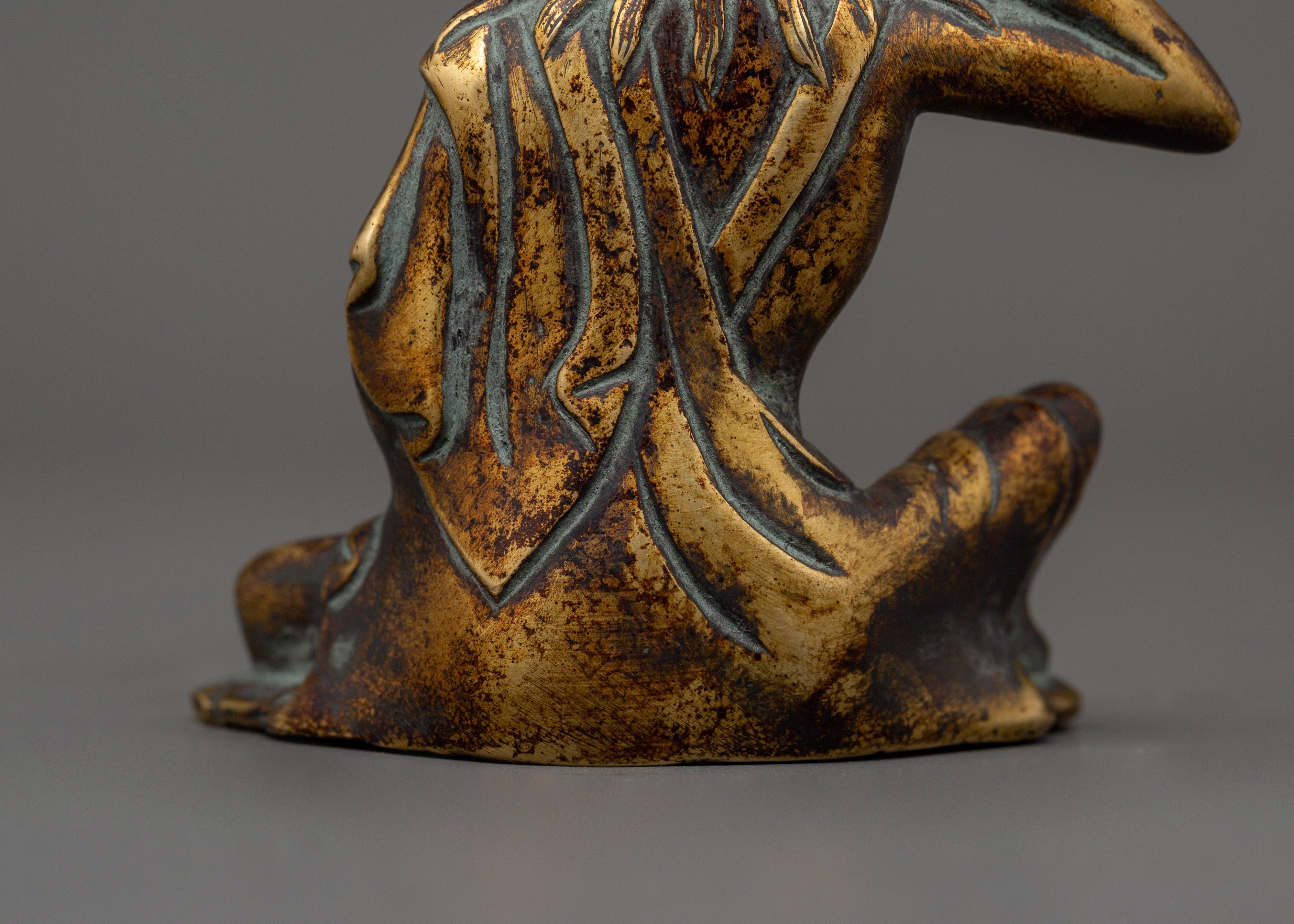 Tibetan Yogi Milarepa Statue | Enlightened Craft