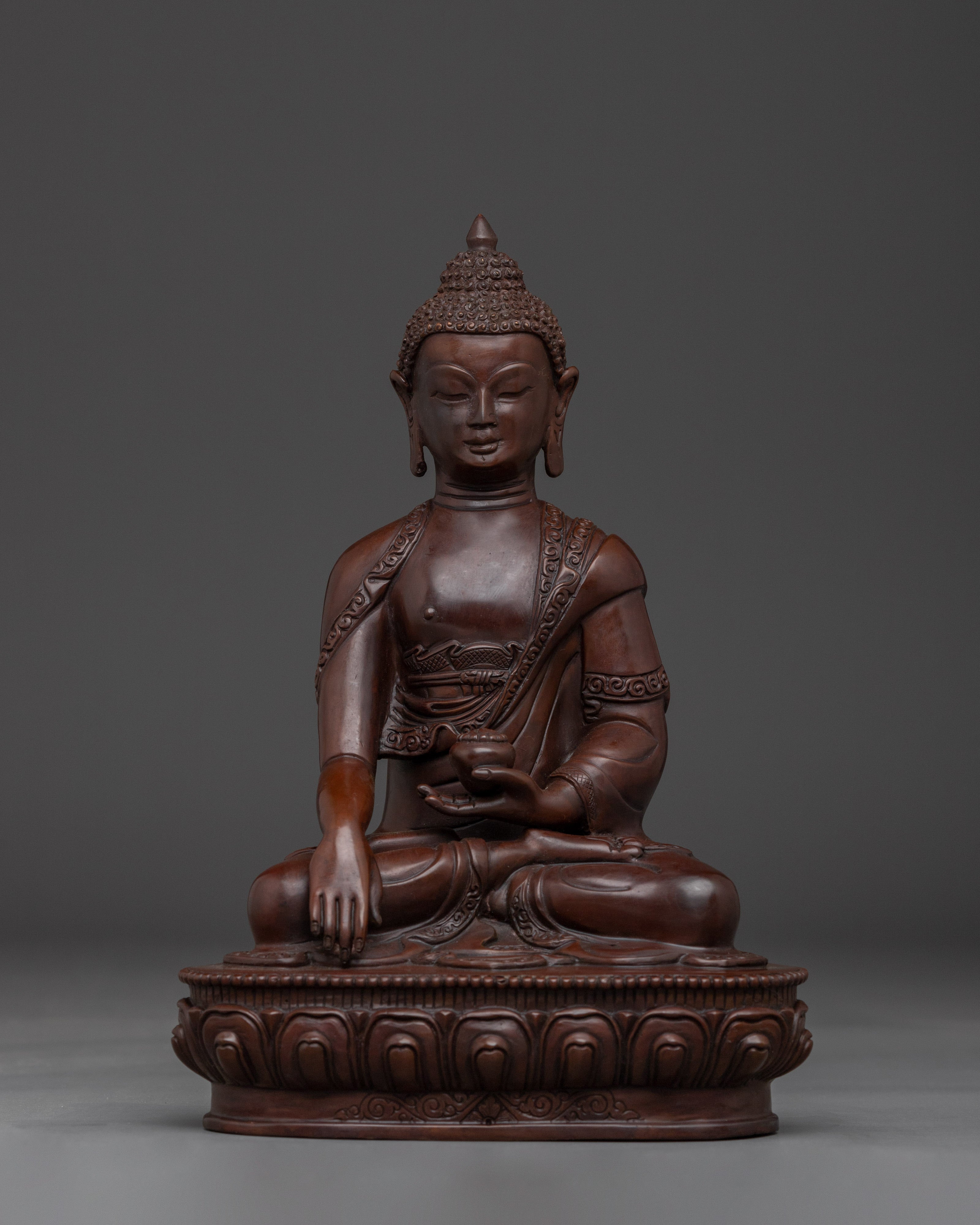 Oxidized Three Buddha Set Statue | Enlightened Wisdom of Buddha Trinity