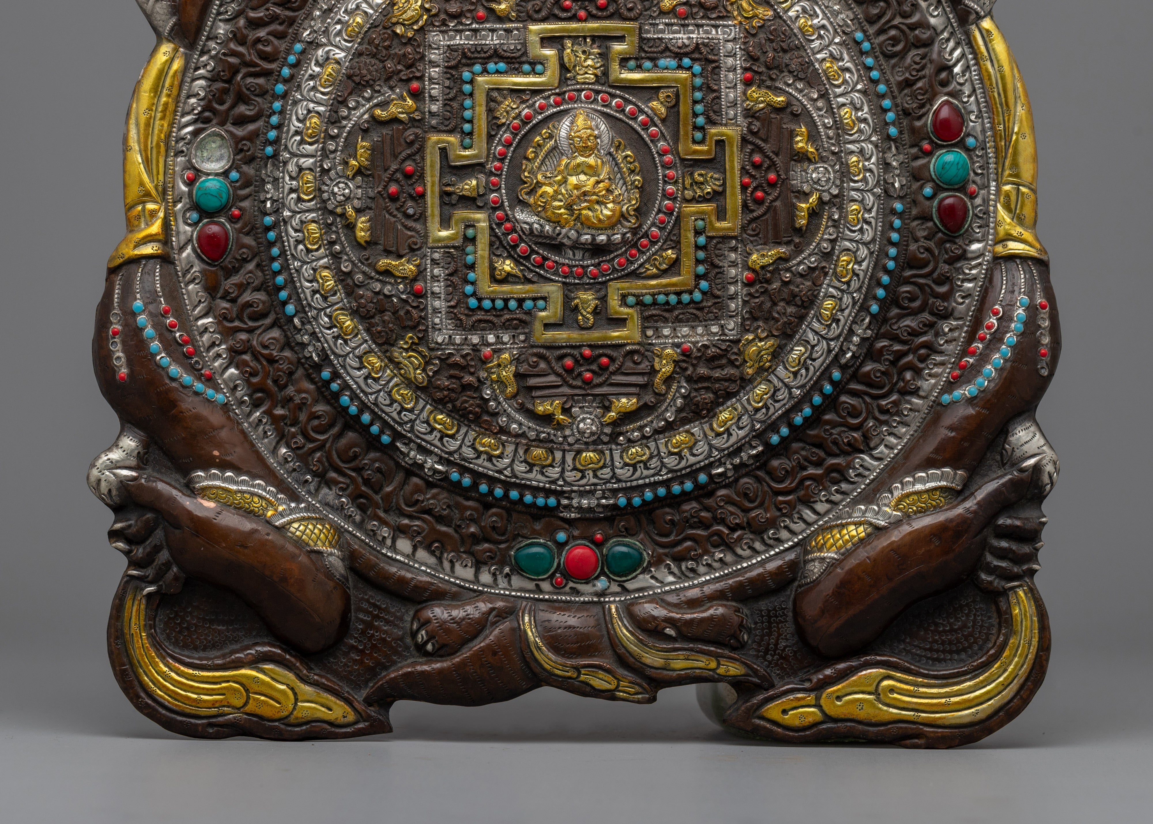 Tibetan Buddhist Deity Dzambhala Wall Hanging | Deity of Wealth and Prosperity