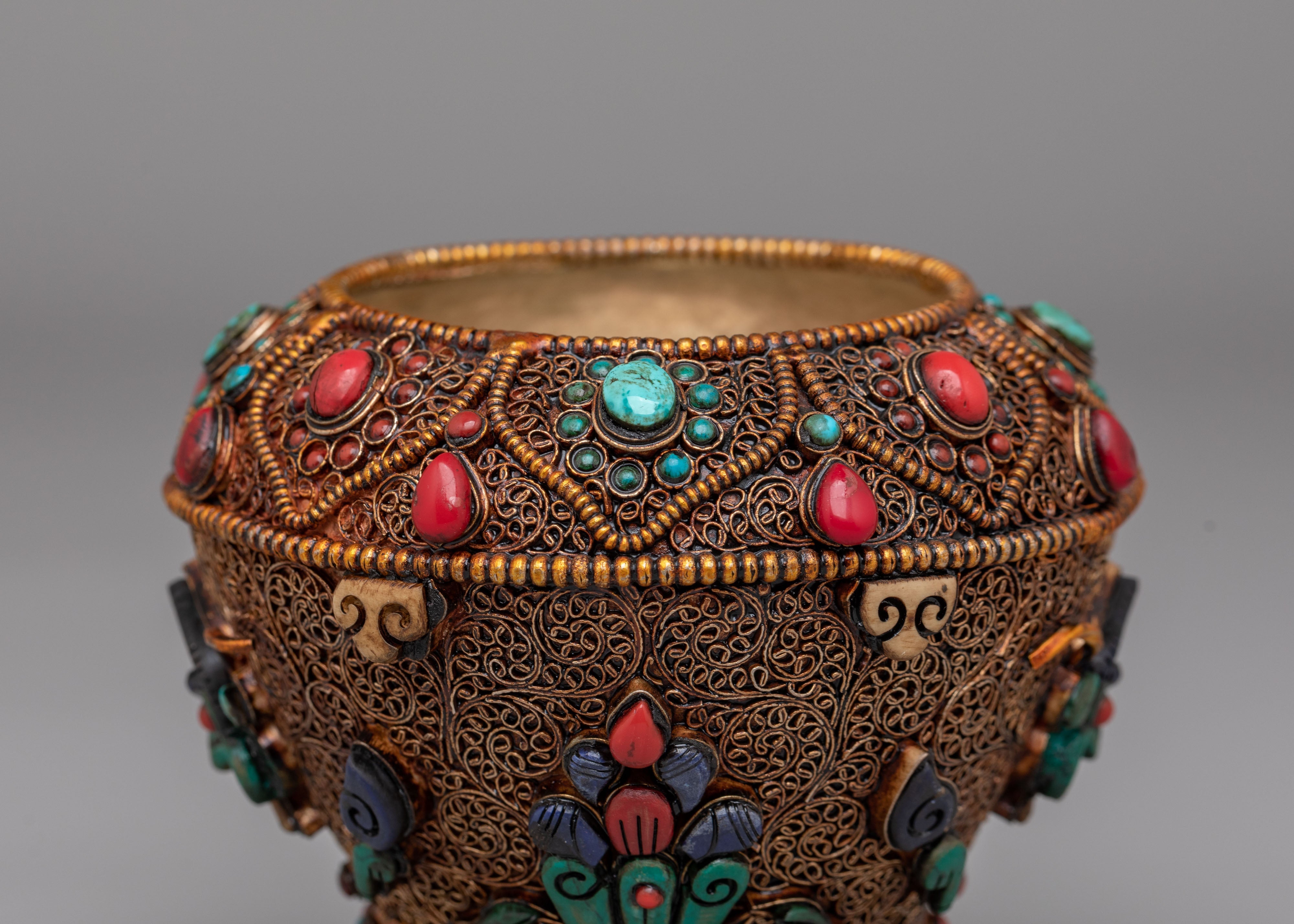 Himalayan Scared Rice Pot | Spiritual Healing Decor