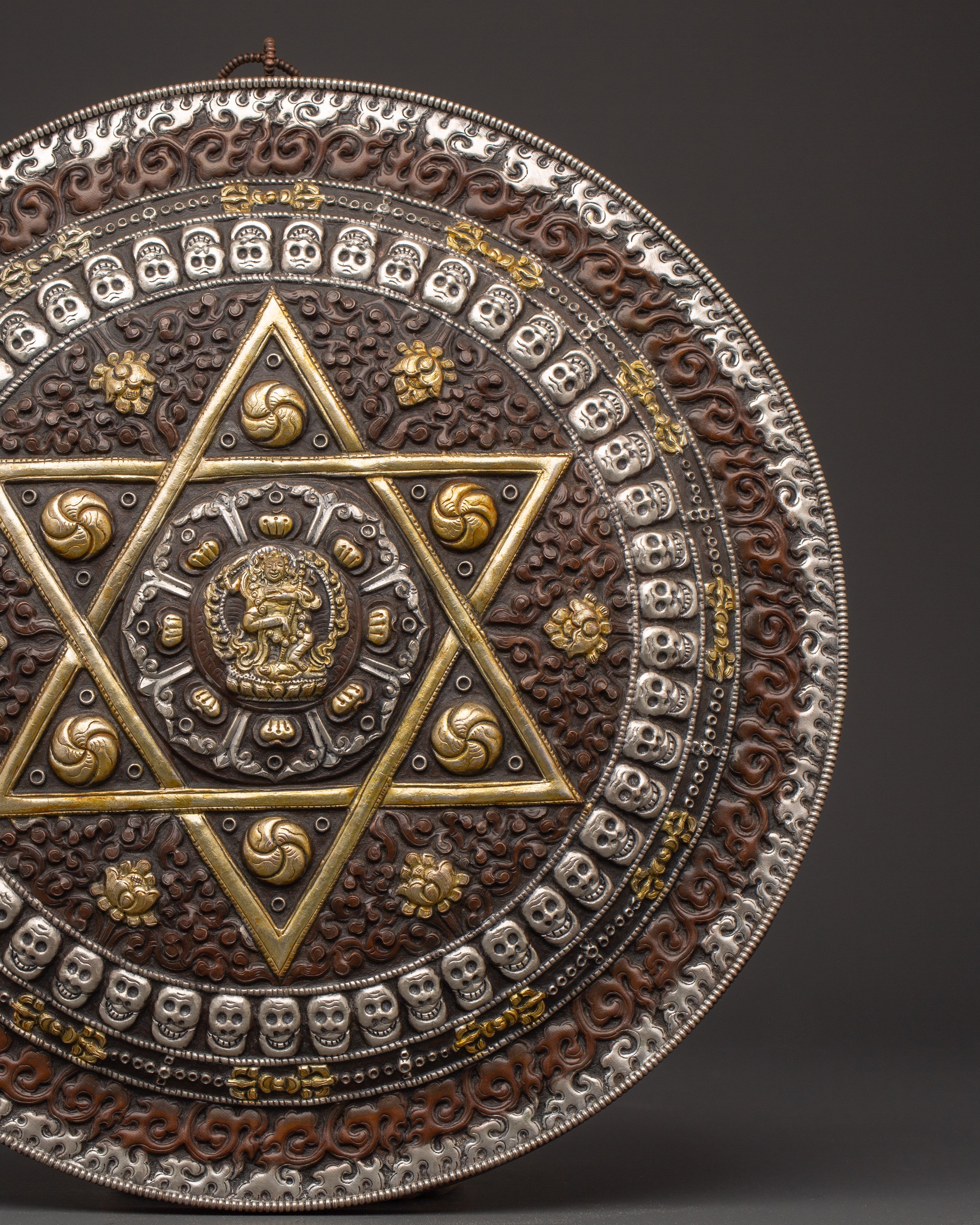Handcrafted Tibetan Mandala Wall Hanging | Sacred Symbol Decor