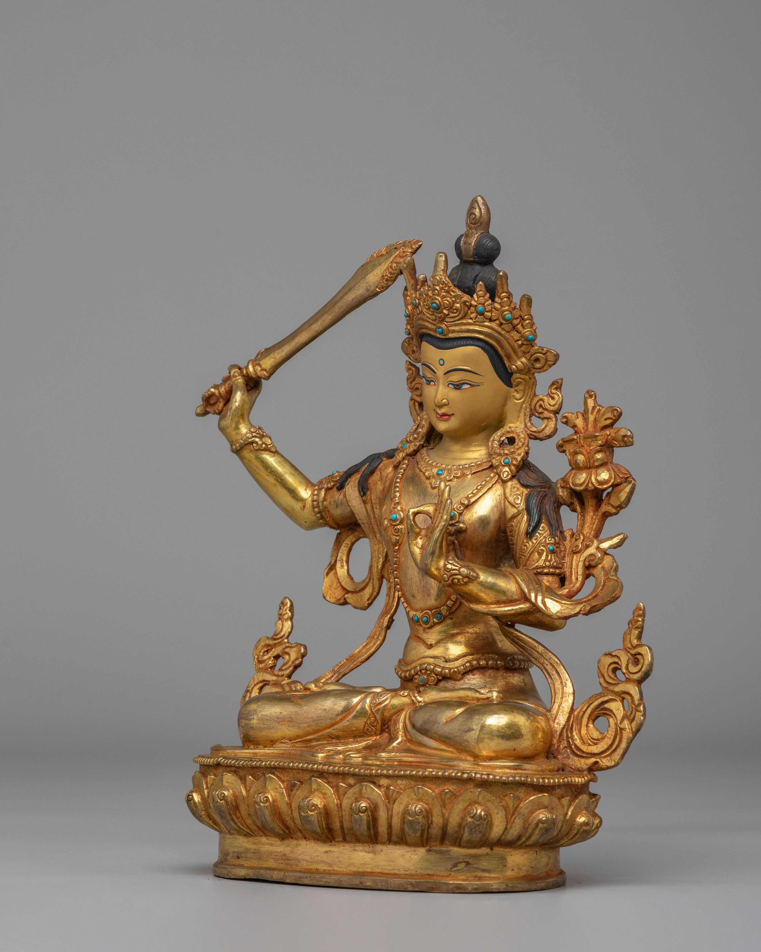 Sacred Manjushri Divine Statue | A Symbol of Wisdom and Enlightenment