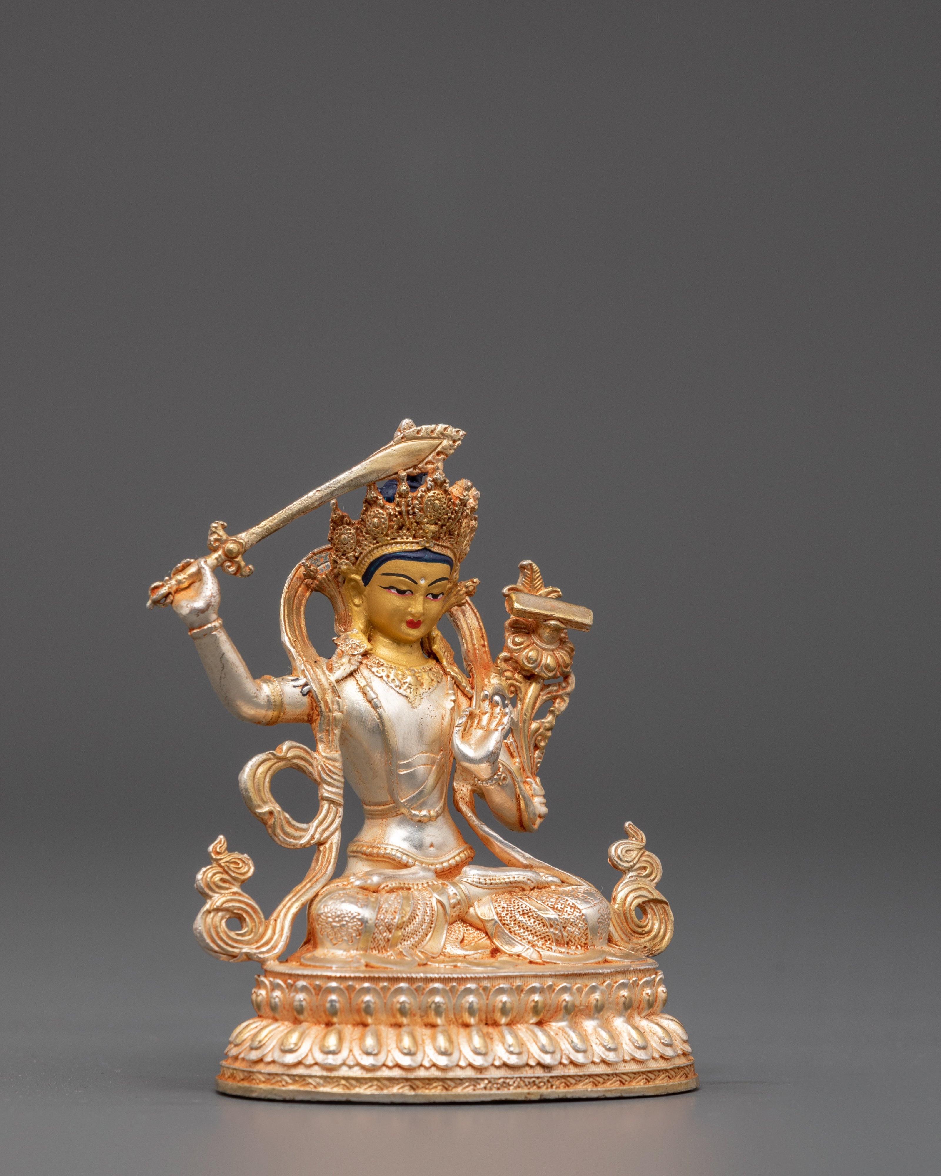 Tibetan Sculpture of Manjushri | Himalayan Buddhist Art