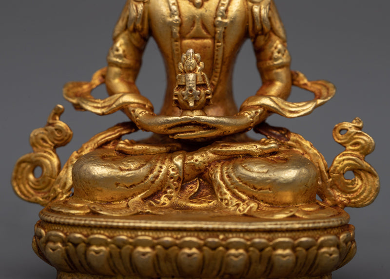 Amitayus Buddha Machine Statue | Symbol of Eternal Life and Spiritual Blessin