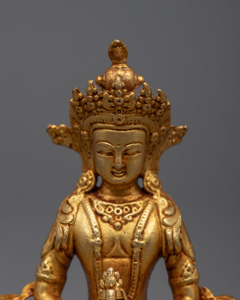 Amitayus Buddha Machine Statue | Symbol of Eternal Life and Spiritual Blessin