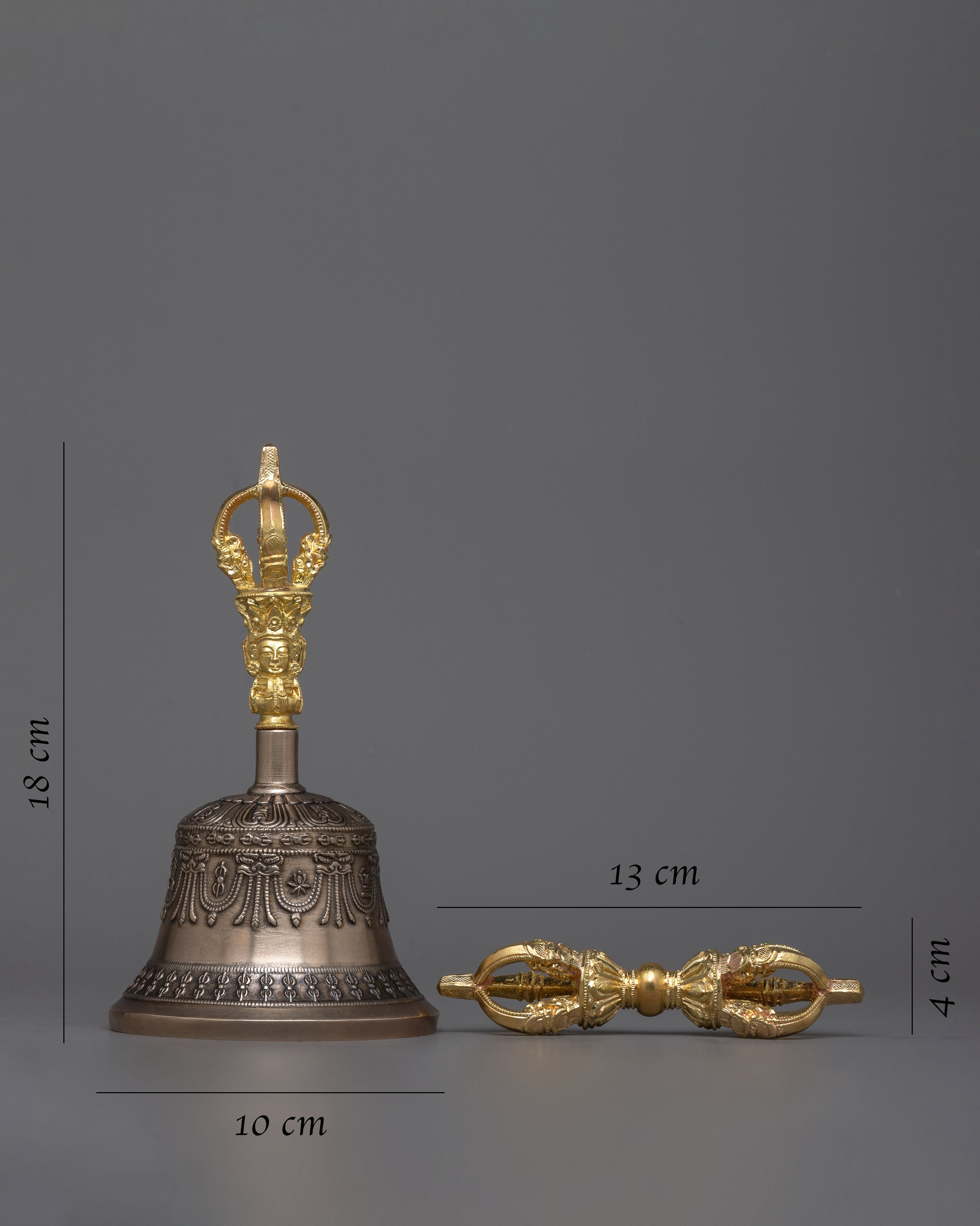 Tibetan Vajra and Bell Set | Embrace Sacred Rituals with Divine Harmony