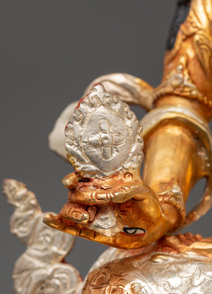 Dukar Deity of Protection and Wisdom Sculpture | Sitatapatra Holding a White Parasol