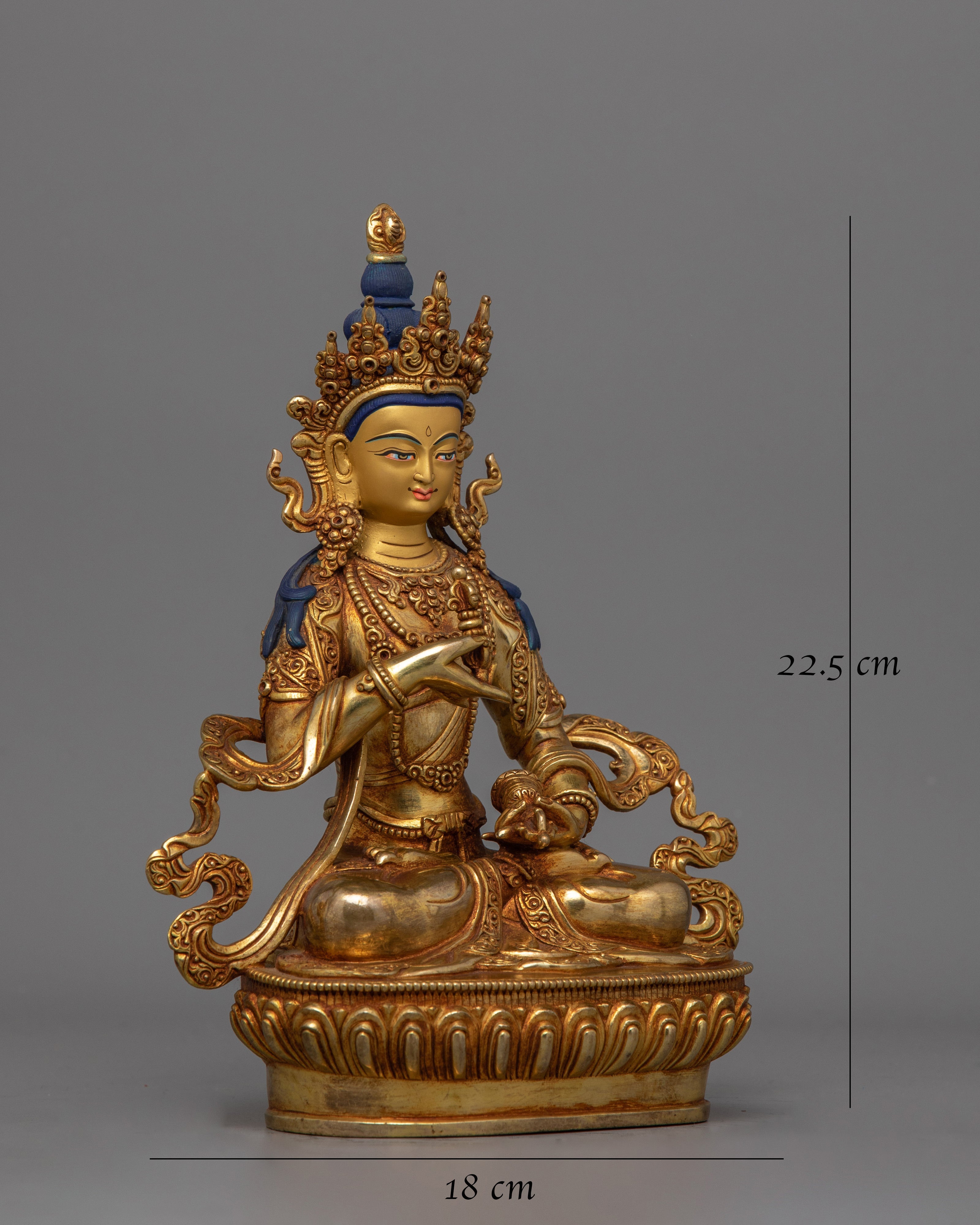 Handcrafted Vajrasattva Buddhist Sculpture