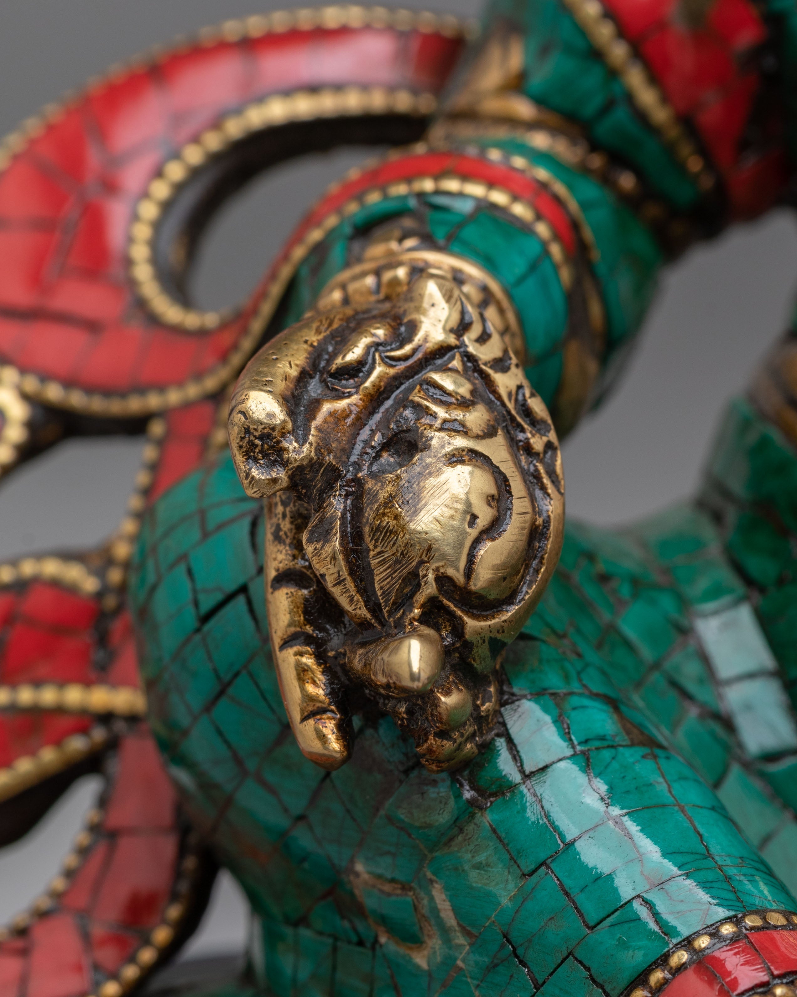 Dzambhala Statue of Wealth and Abundance | Brass Figurine for Mindful Living