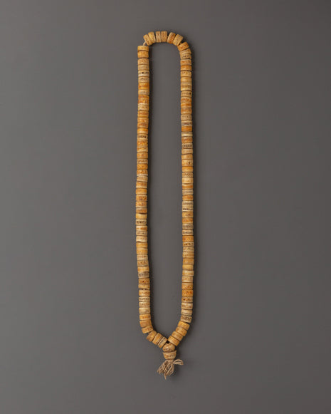 Handmade Yak Bone Mala Beads 