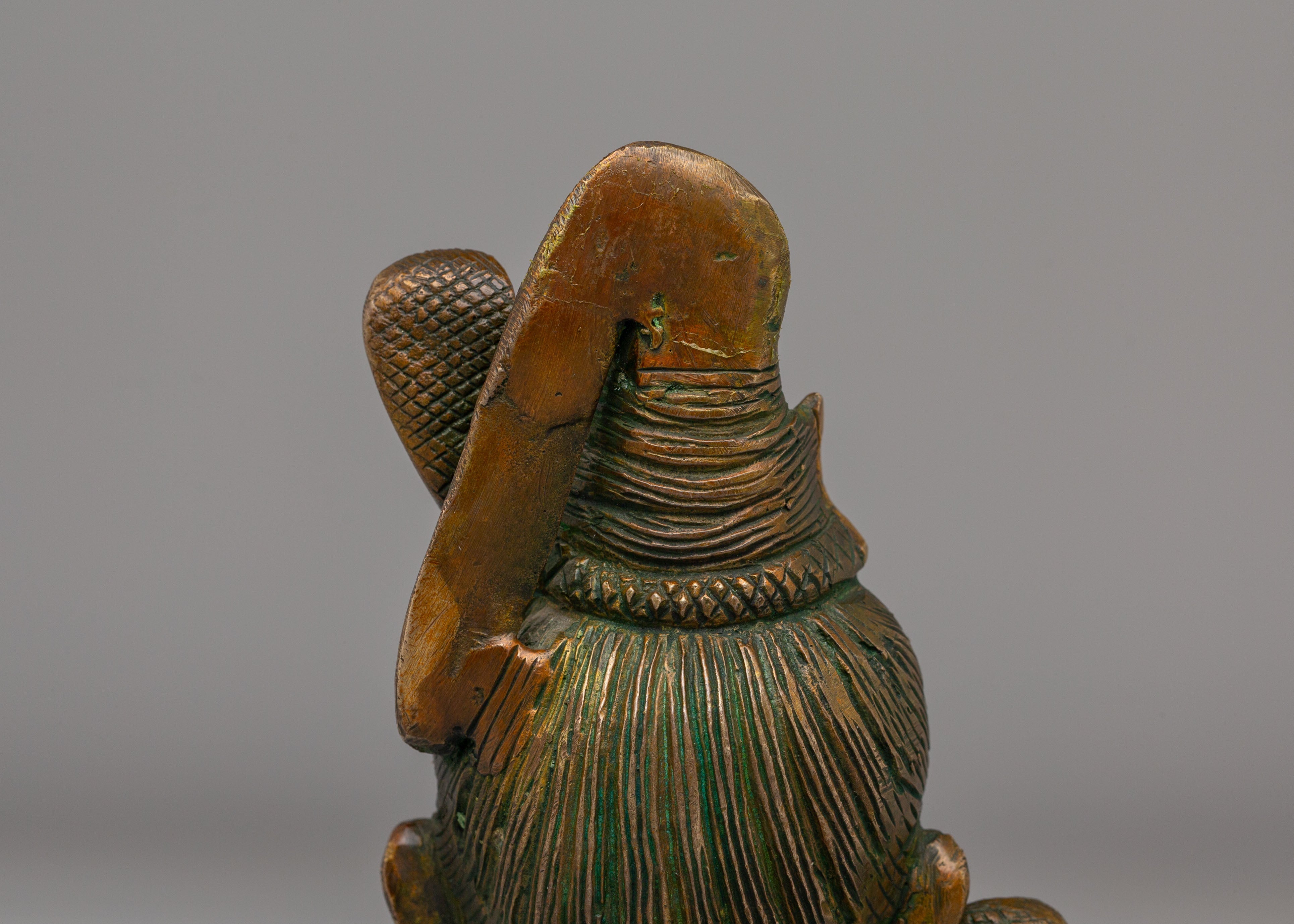 Handmade Shiva Head | Lord Shiva Brass Sculpture