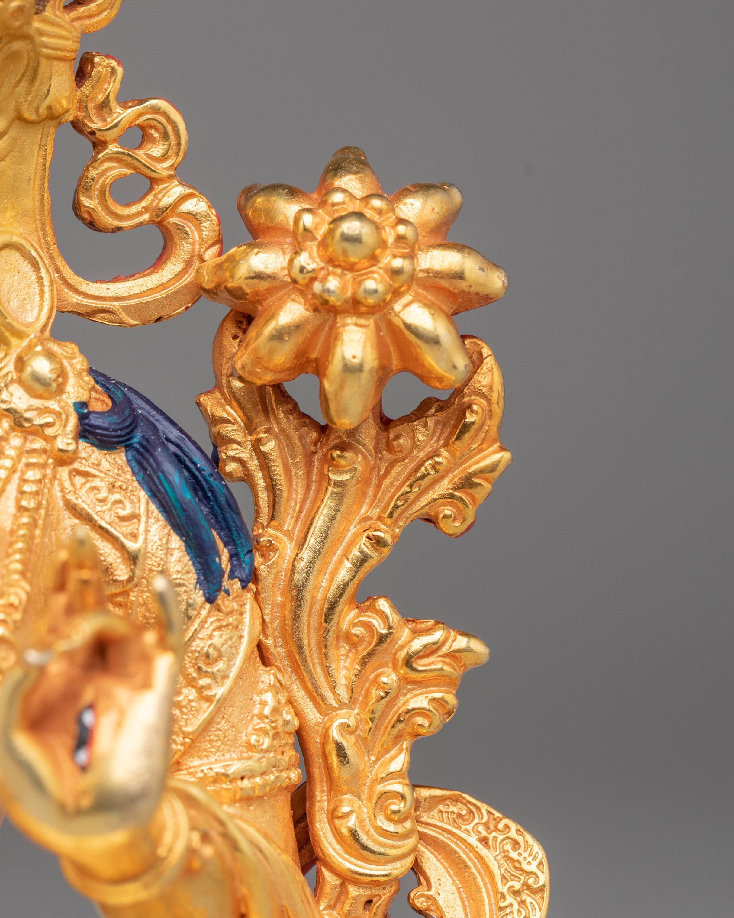 Green Tara Compassion Statue | Handcrafted Tibetan Deity Figurine