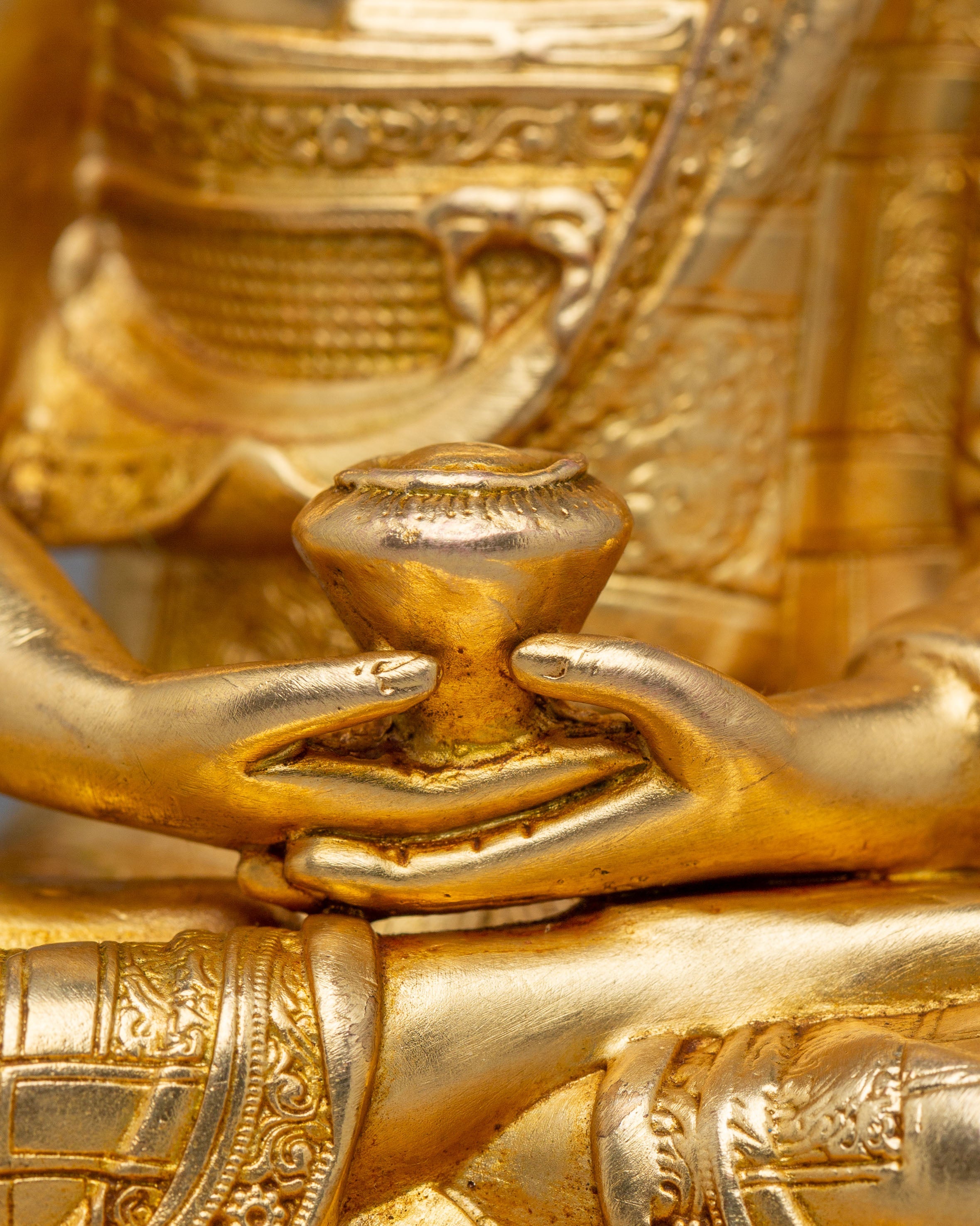 Amitabha Buddha Handcrafted Buddhist Statue | Meditation & Decor