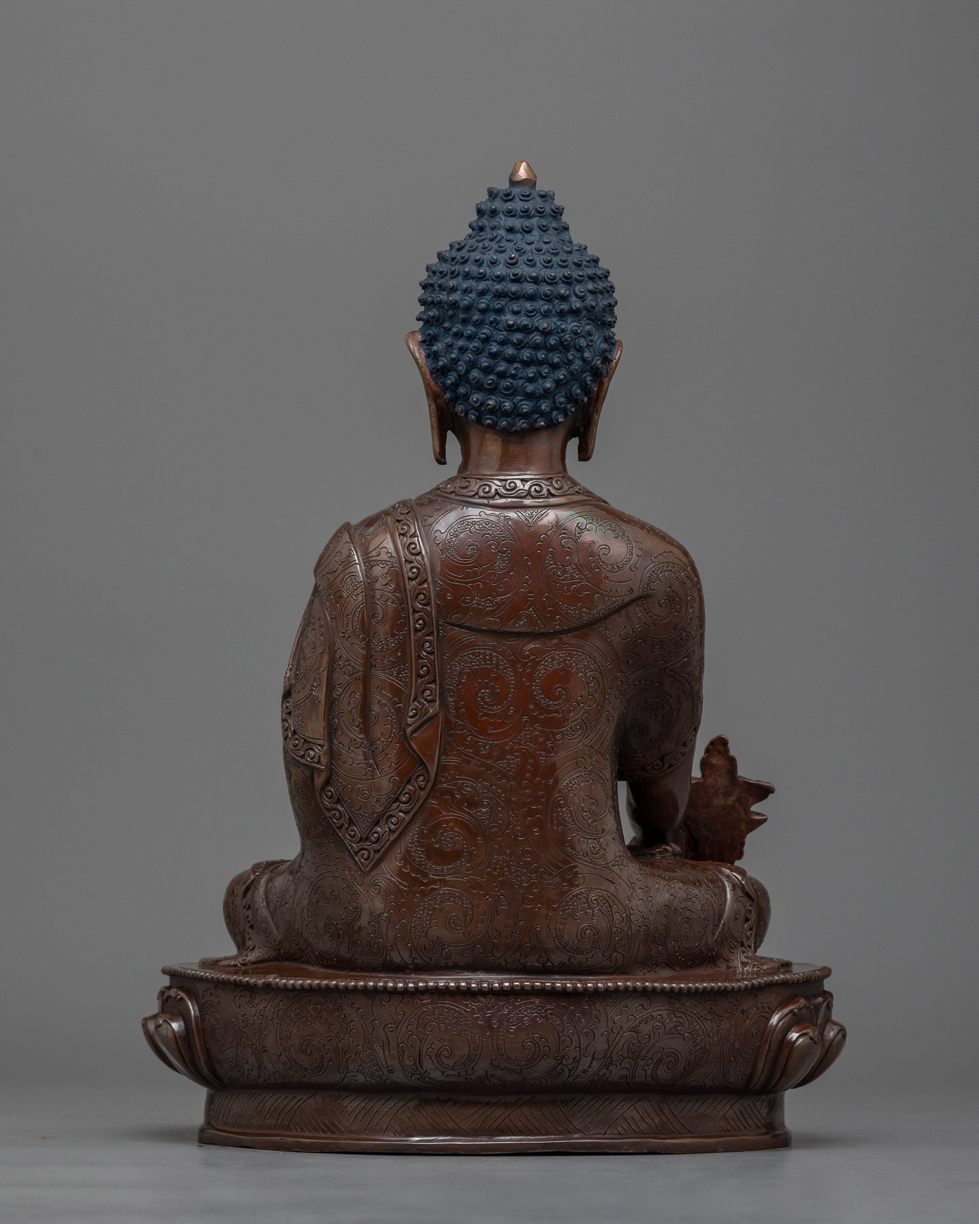 Medicine Buddha Copper Statue
