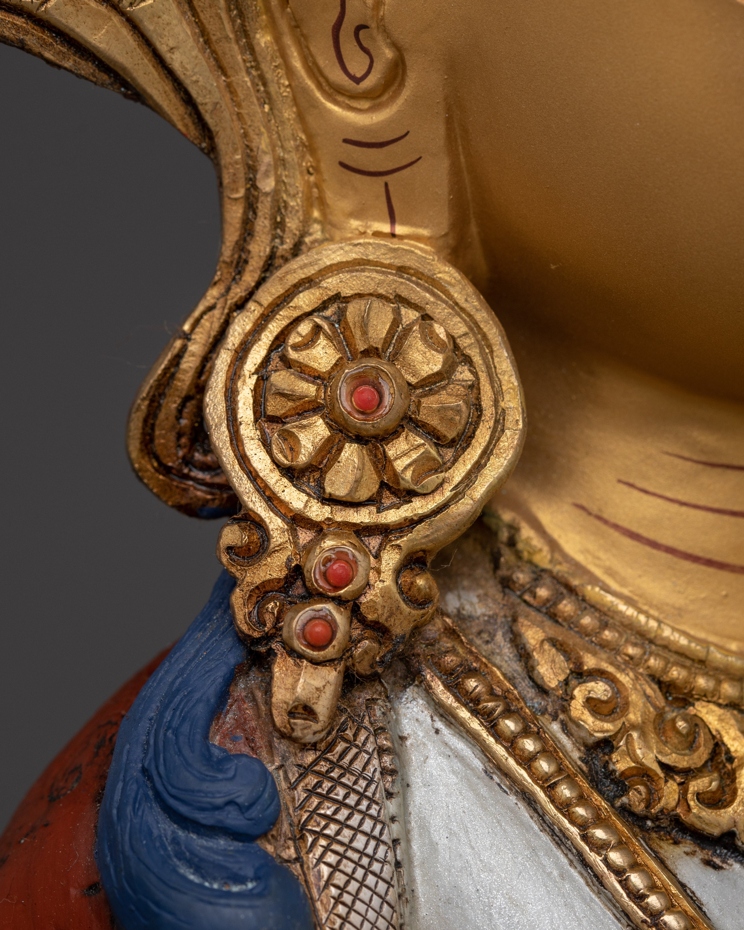 Colorful Chenrezig Statue | Embodiment of Compassion