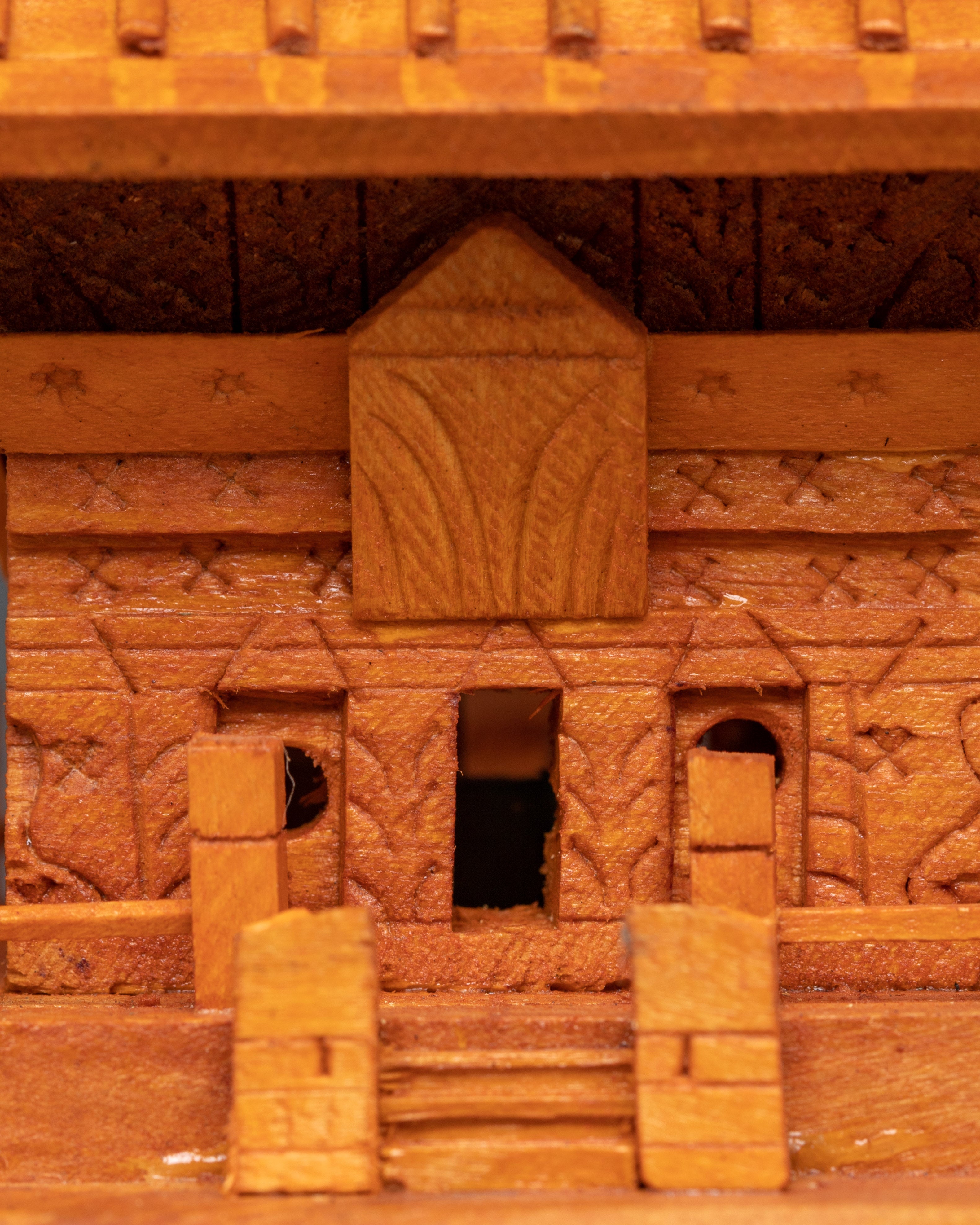 Wooden Buddhist Religious Stupa | For Ritual Use