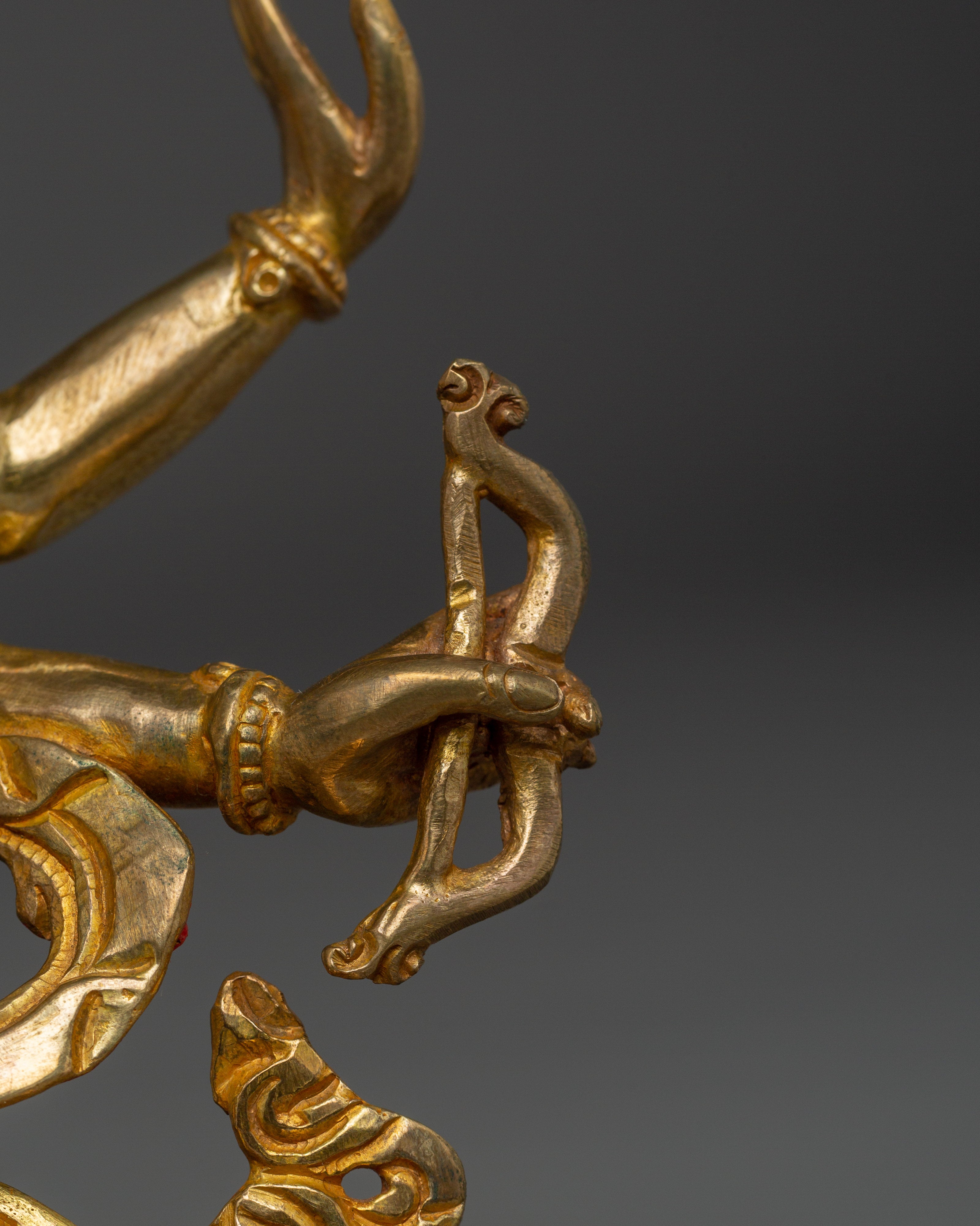 Tibetan Buddhist Deity Namgyalma Copper Statue | Spiritual Protector Sculpture