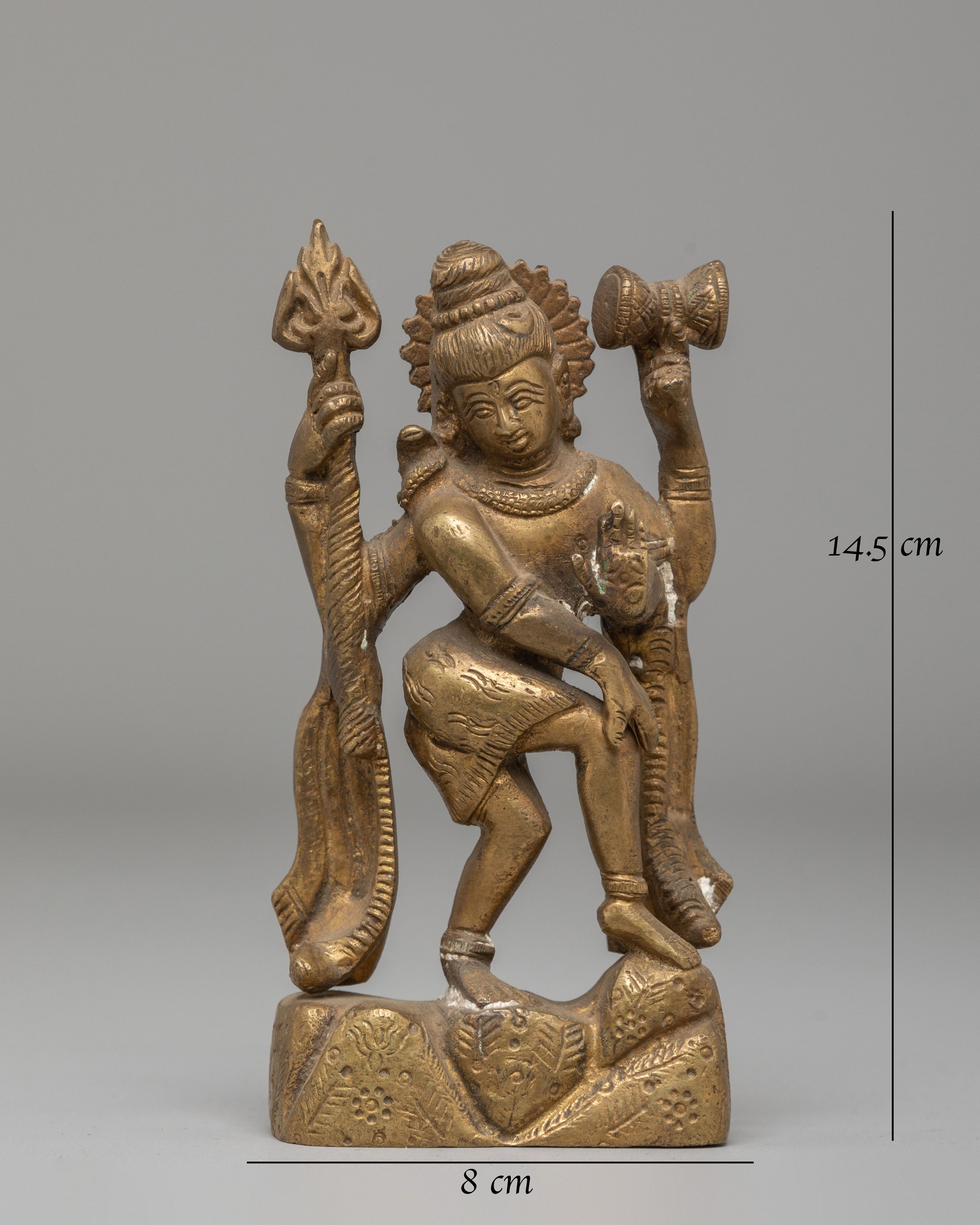 Lord Shiva Statue | Brass Sculpture for Transformation and Spiritual Growth
