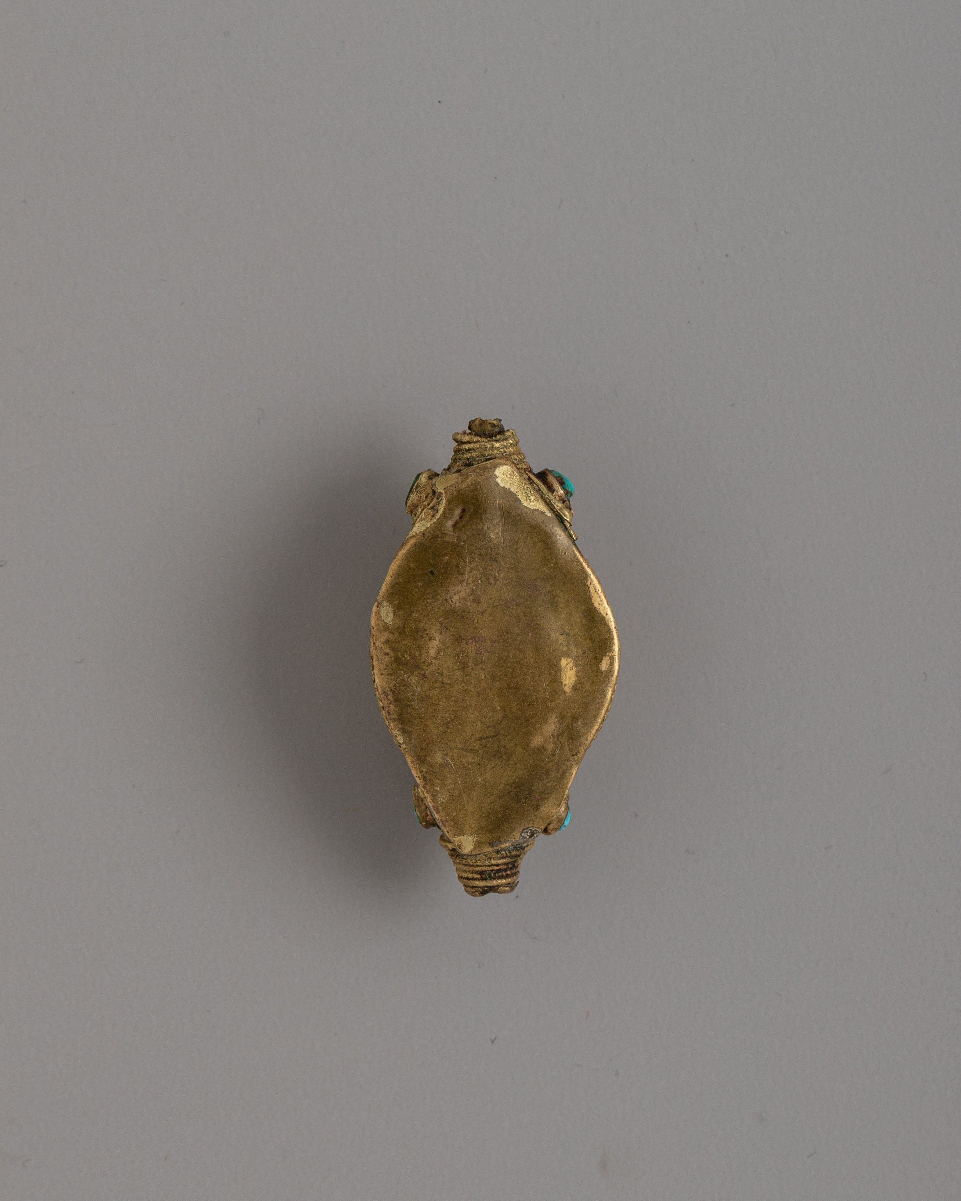 Tibetan Head Gear with Turquoise  | A Sacred Adornment with Turquoise Stones