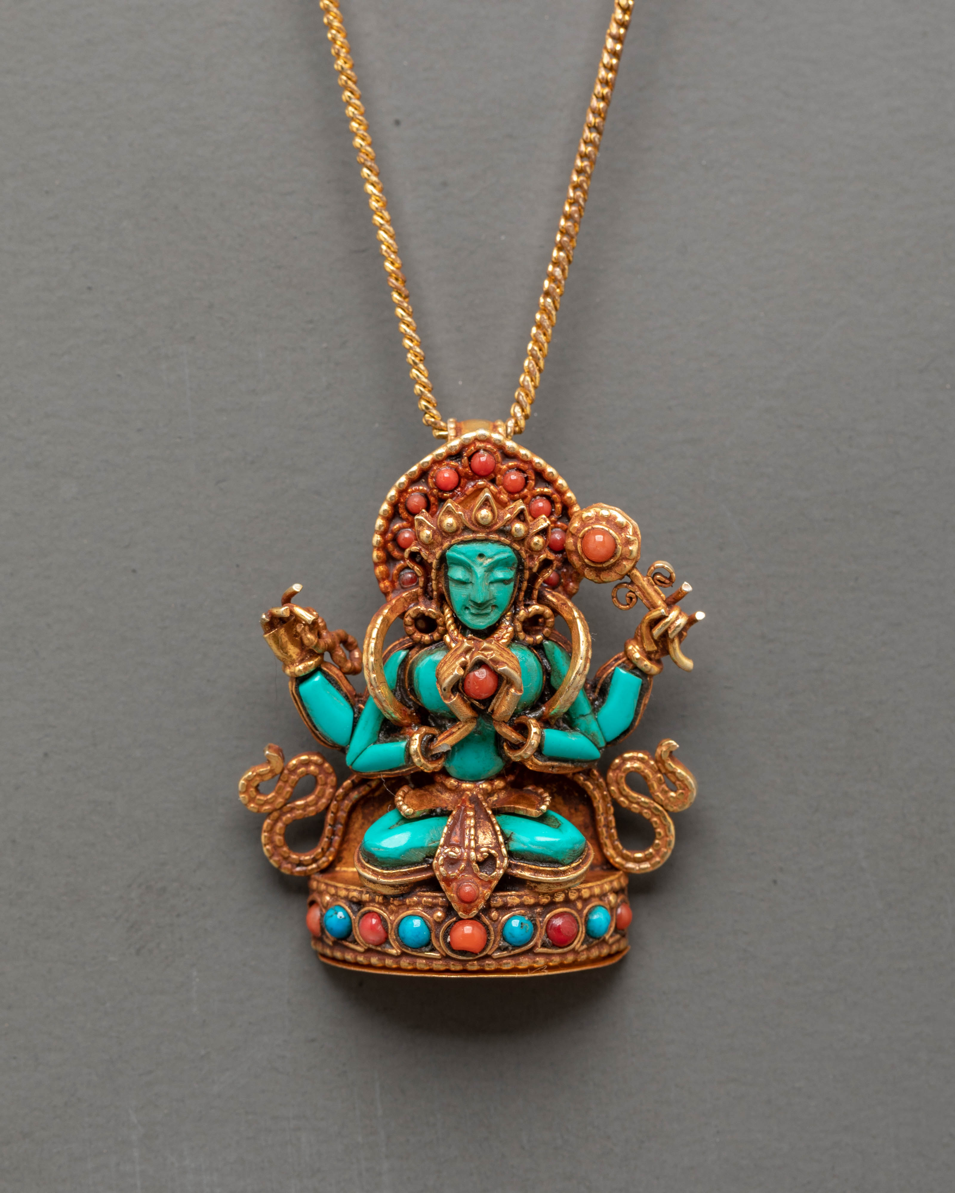 Handmade Protection Deities Locket | Spiritual Protection and Devotional Use
