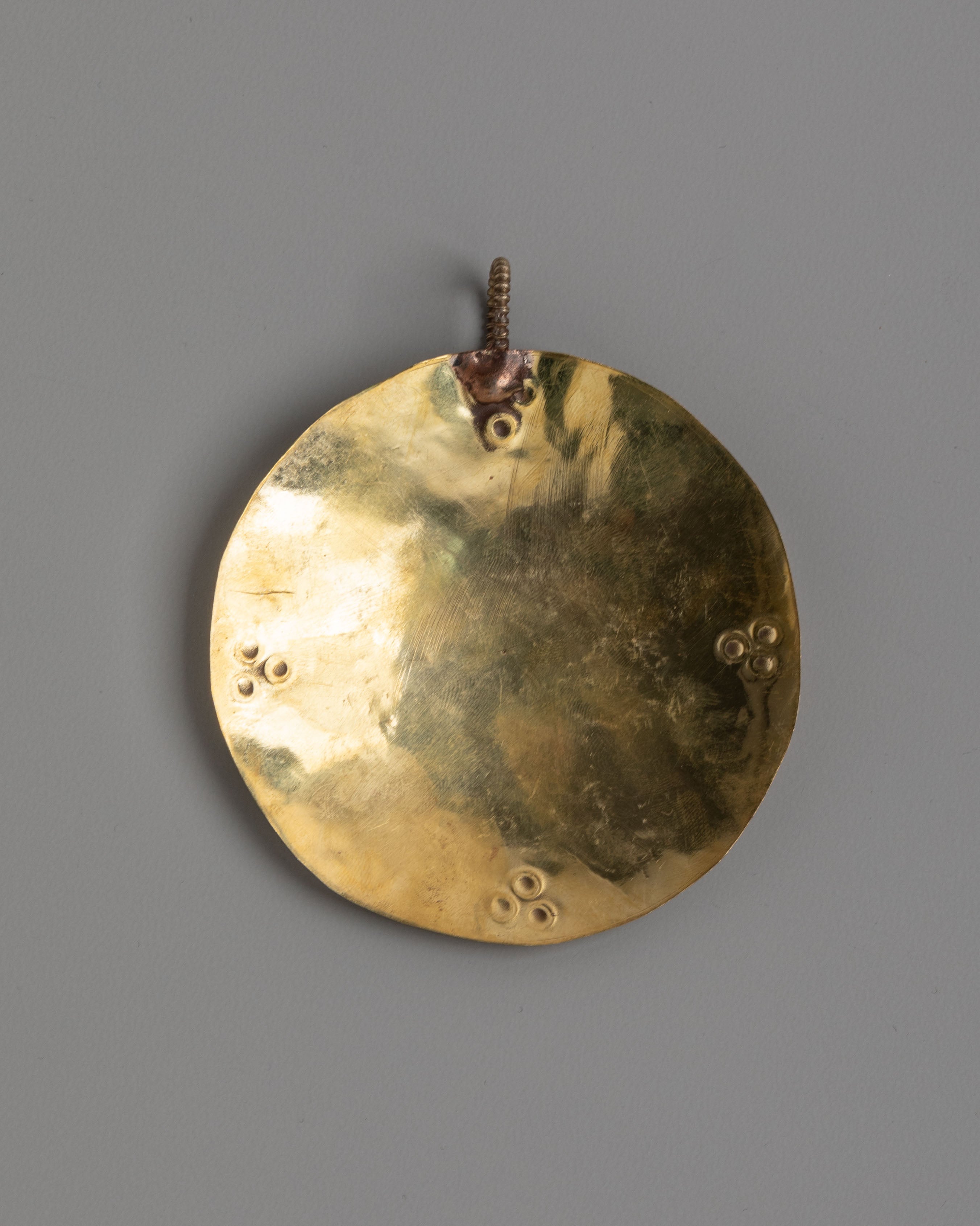 Buddhist Melong Ritual Object | Sacred Mirror for Spiritual Practices