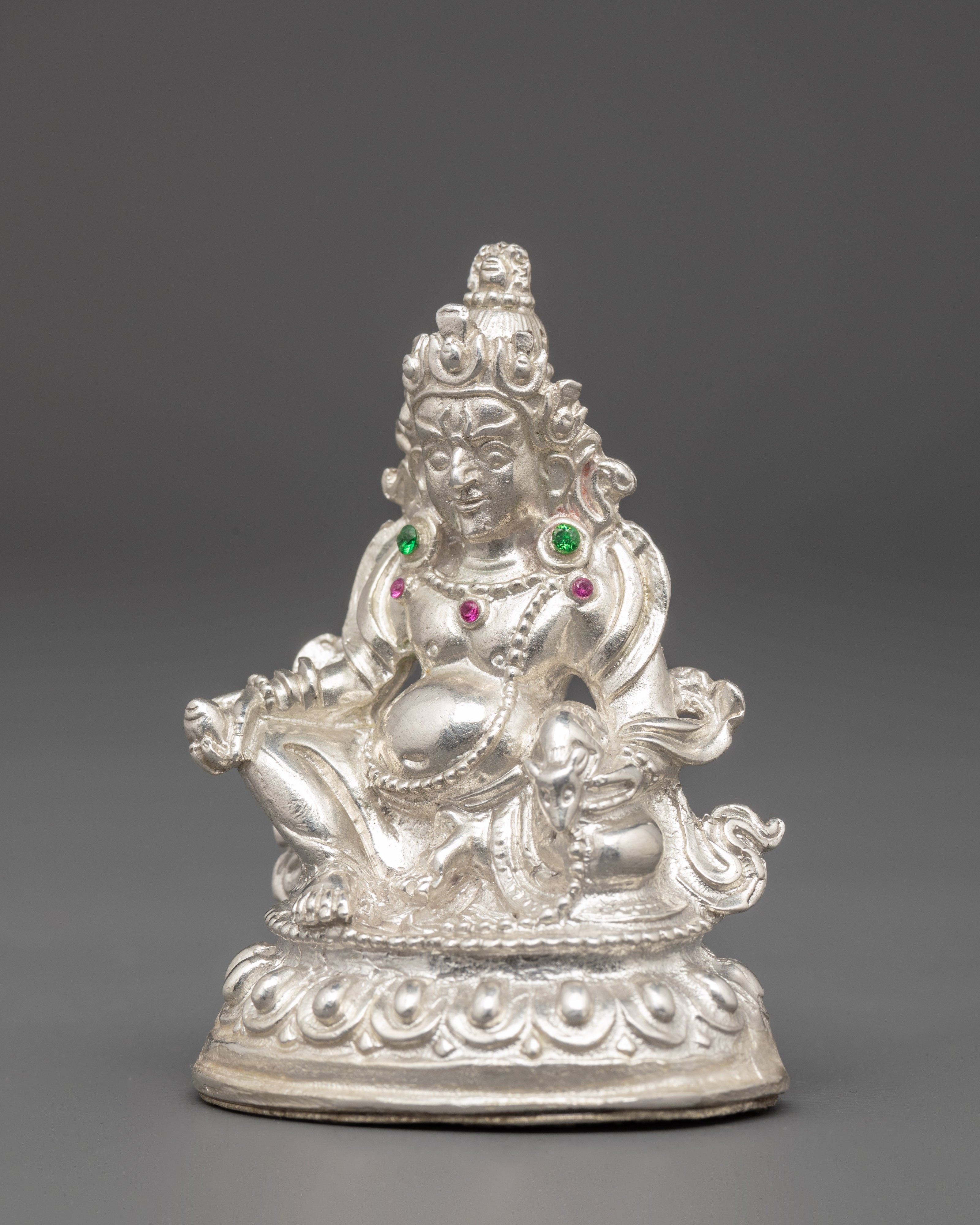 Tibetan Dzambhala Wealth Deity Statue | God of Prosperity & Abundance