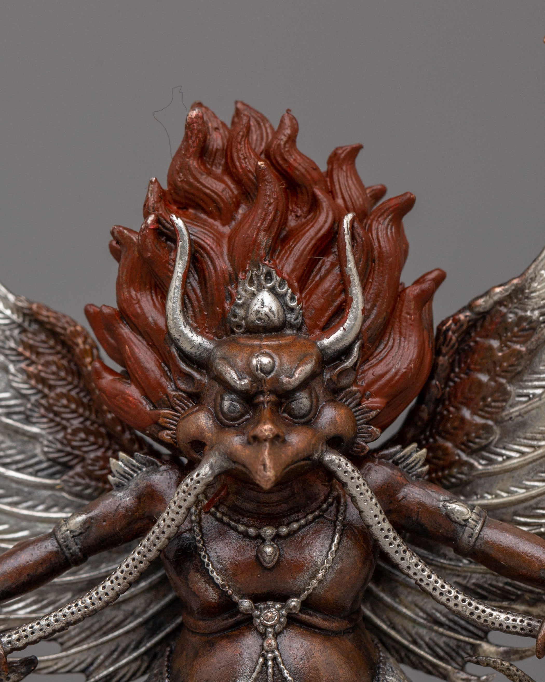Buddhist Garuda Handcrafted Statue | Tibetan Spiritual Home Decor