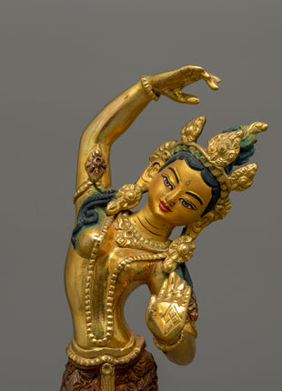Standing Maya Devi Statue | Buddhist Art for Serenity and Devotion