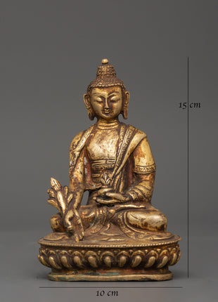 The Medicine Buddha Copper Statue | The Divine Heale