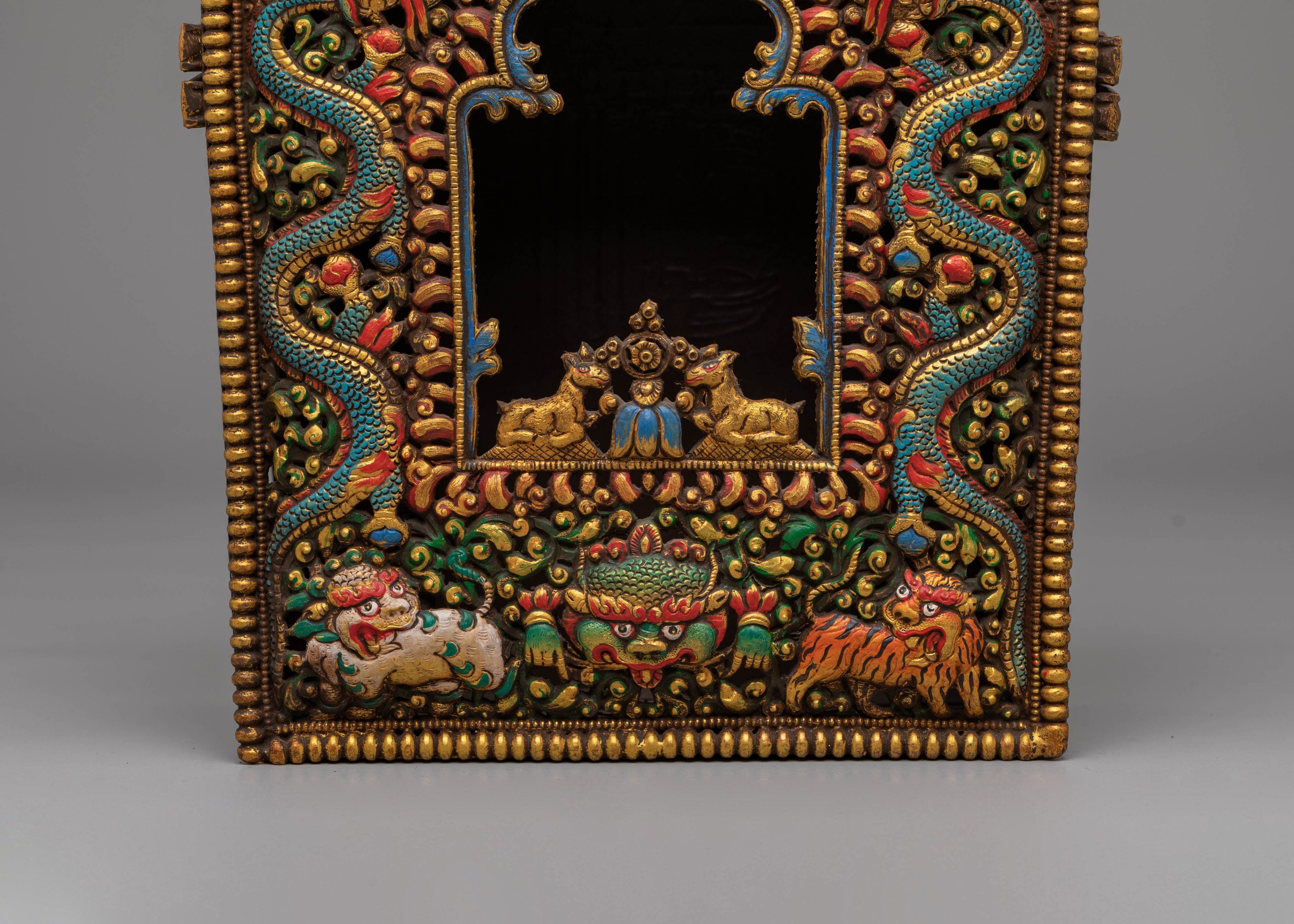 Handcrafted Ghau Box for Buddhist Ritual | Meditation Box