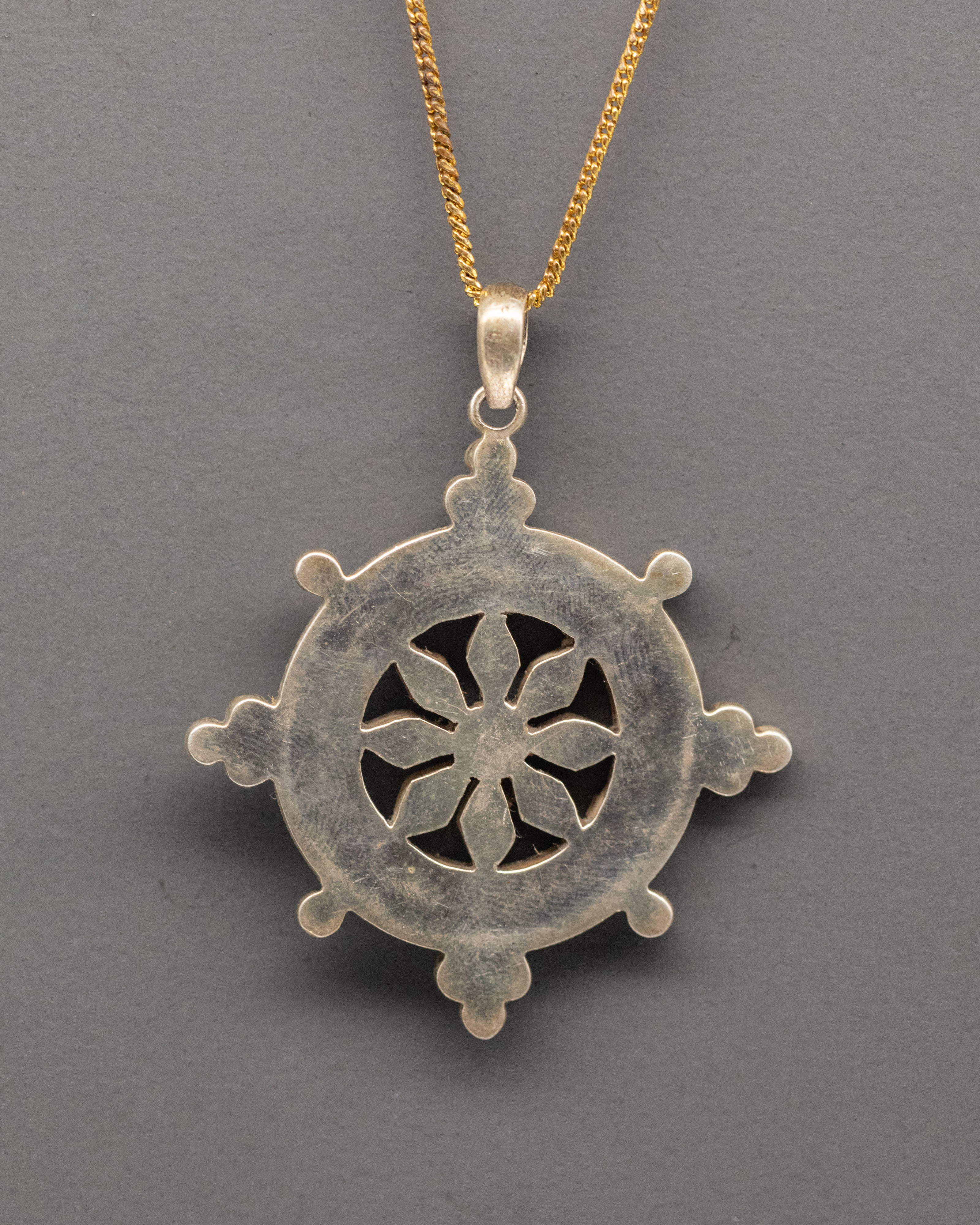 Handmade Tibetan Prayer Locket | Spiritual Symbol Locket