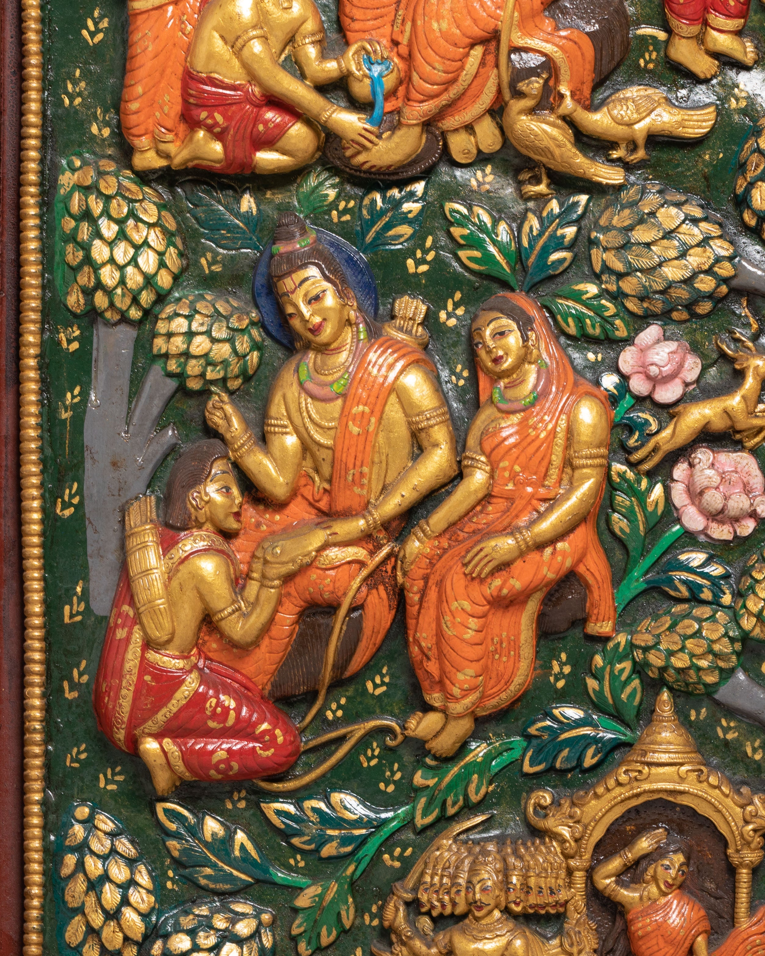 Hindu Deity Set Wall Hanging | Sacred Indian Gods Artwork