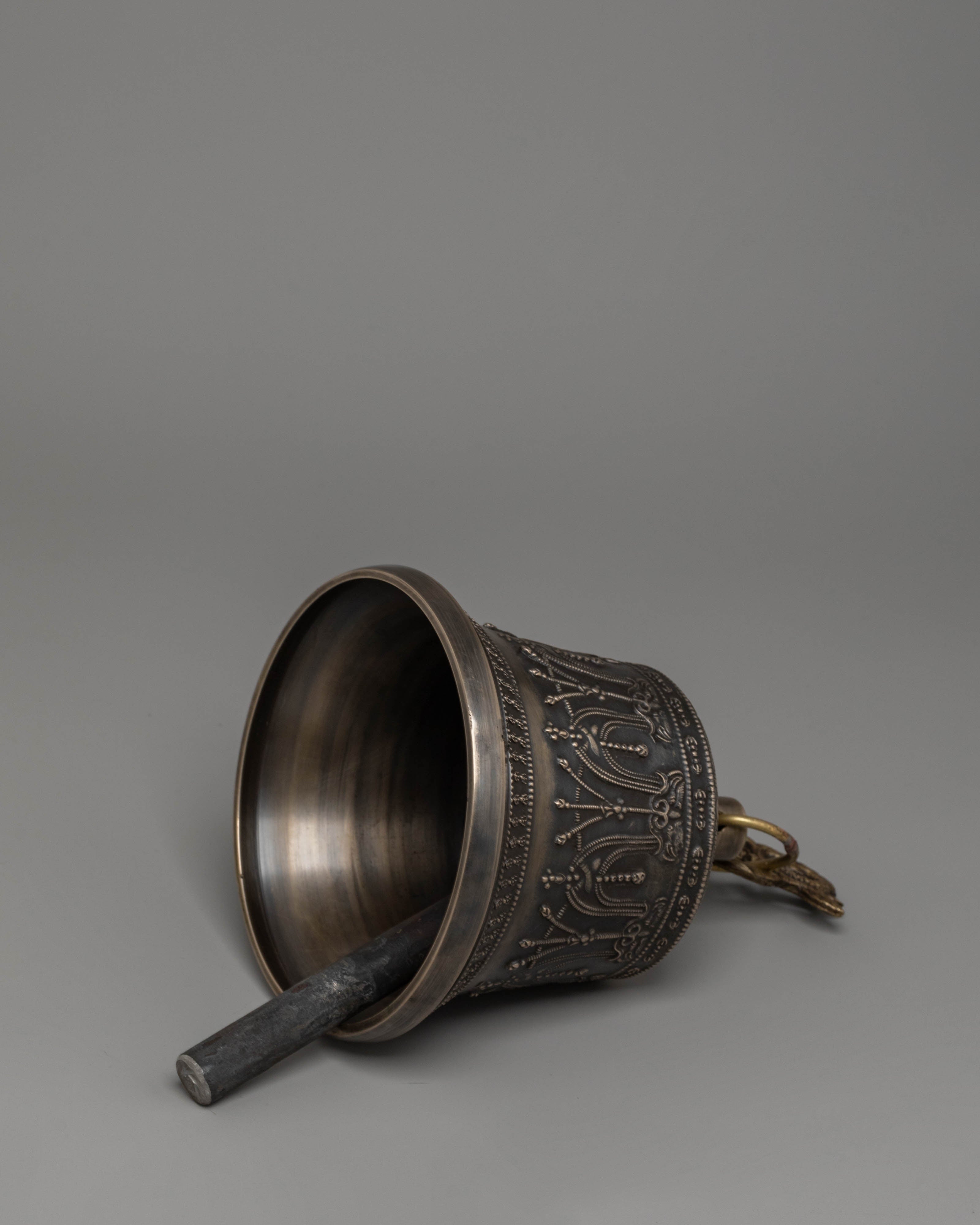 Spiritual Tibetan Hanging Bell | Handcrafted Brass Bell for Meditation