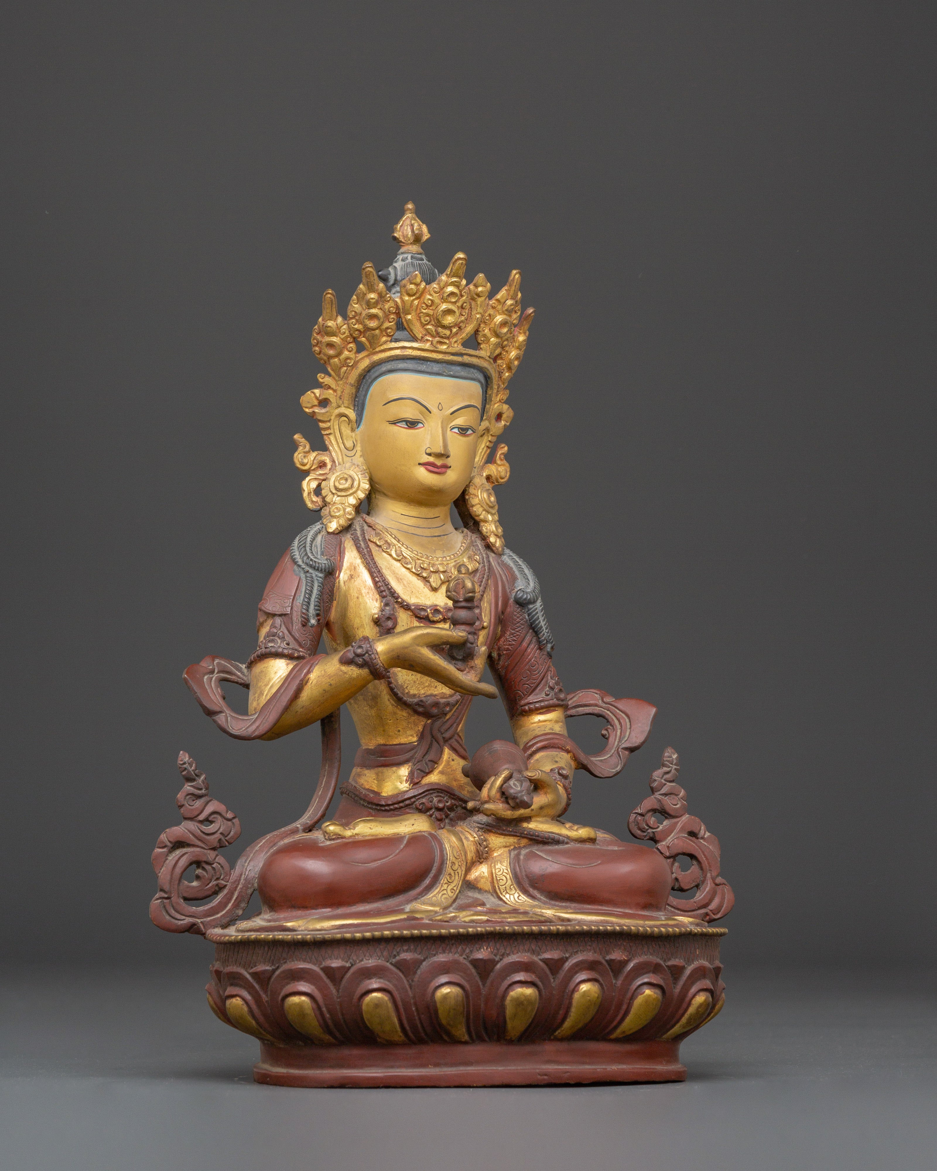 Buddha of Purification Vajrasattva Sculpture | Buddhist Copper Statue