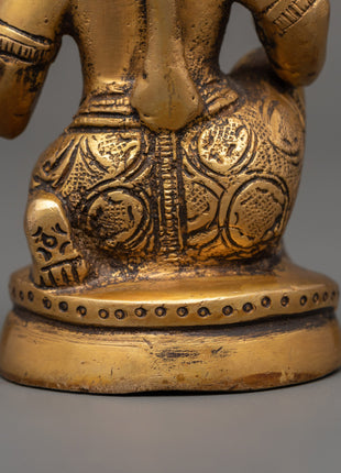 Brass Hanuman Statue | Strength & Devotion Decor