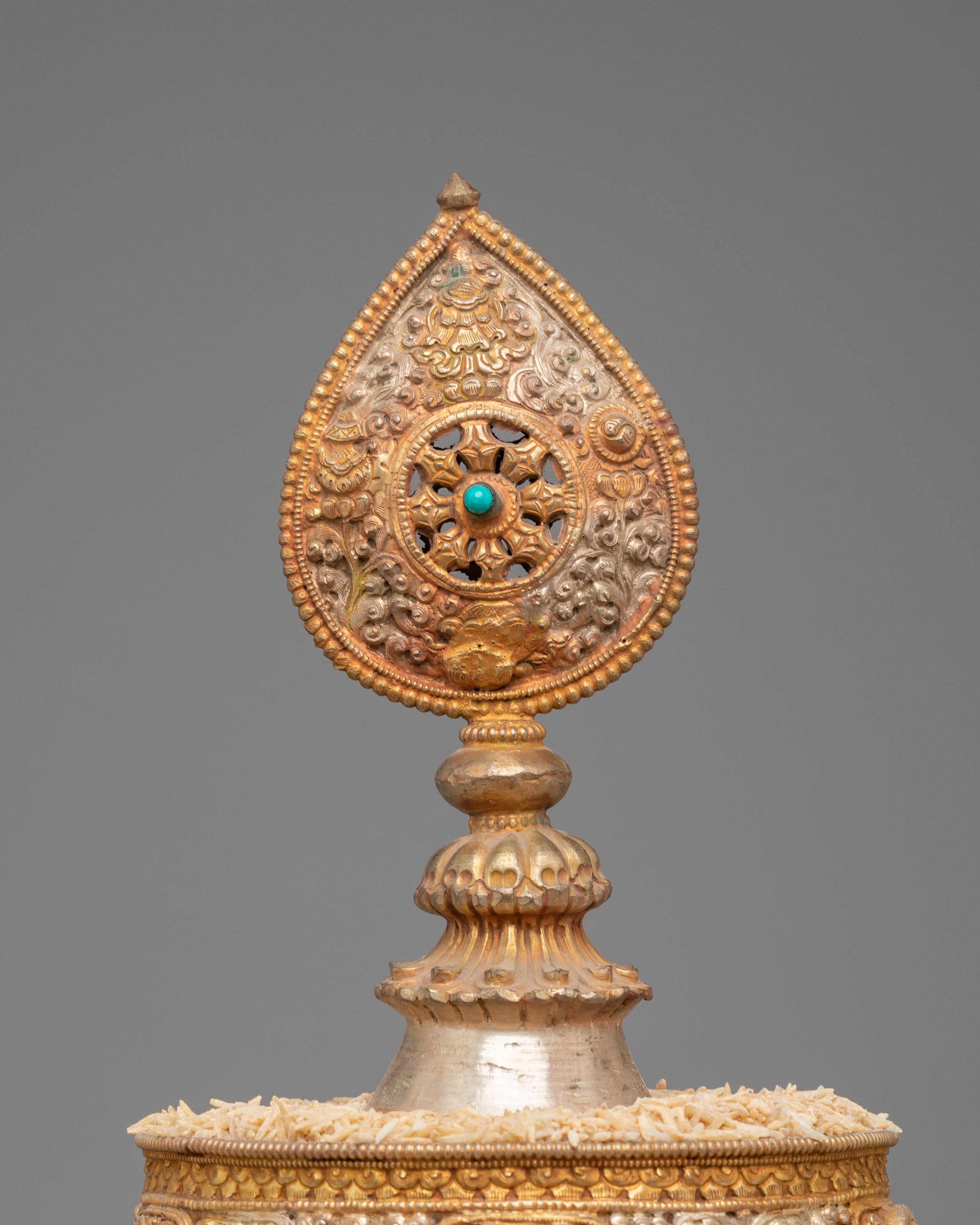 Handcrafted Altar Mandala | Sacred Vajrayana Ritual Object