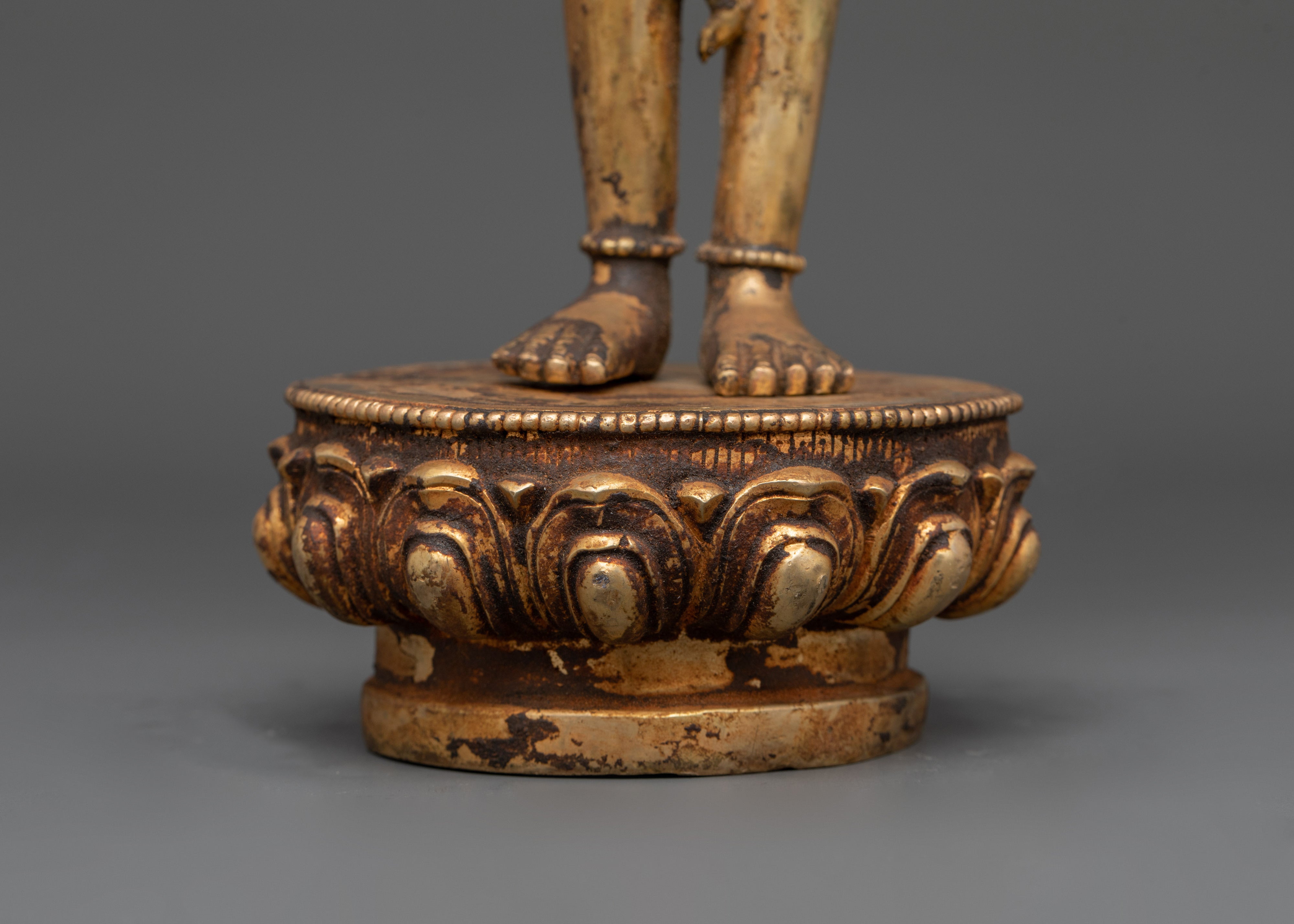 Vasudhara Wealth Goddess | Tibetan Statue of Abundance and Prosperity