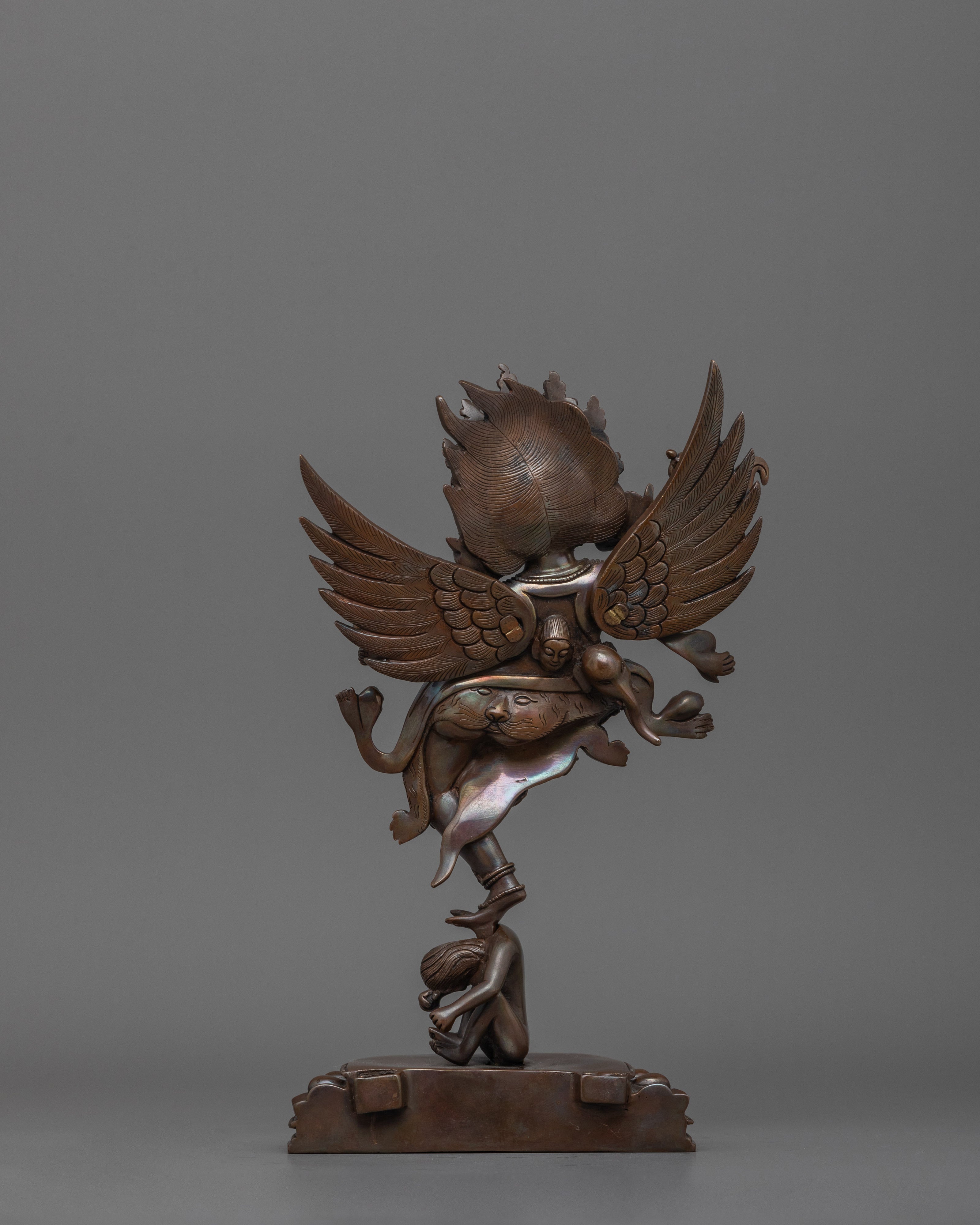 Garuda Statue in Himalayan Art Style | Tibetan Buddhism Sacred Artwork