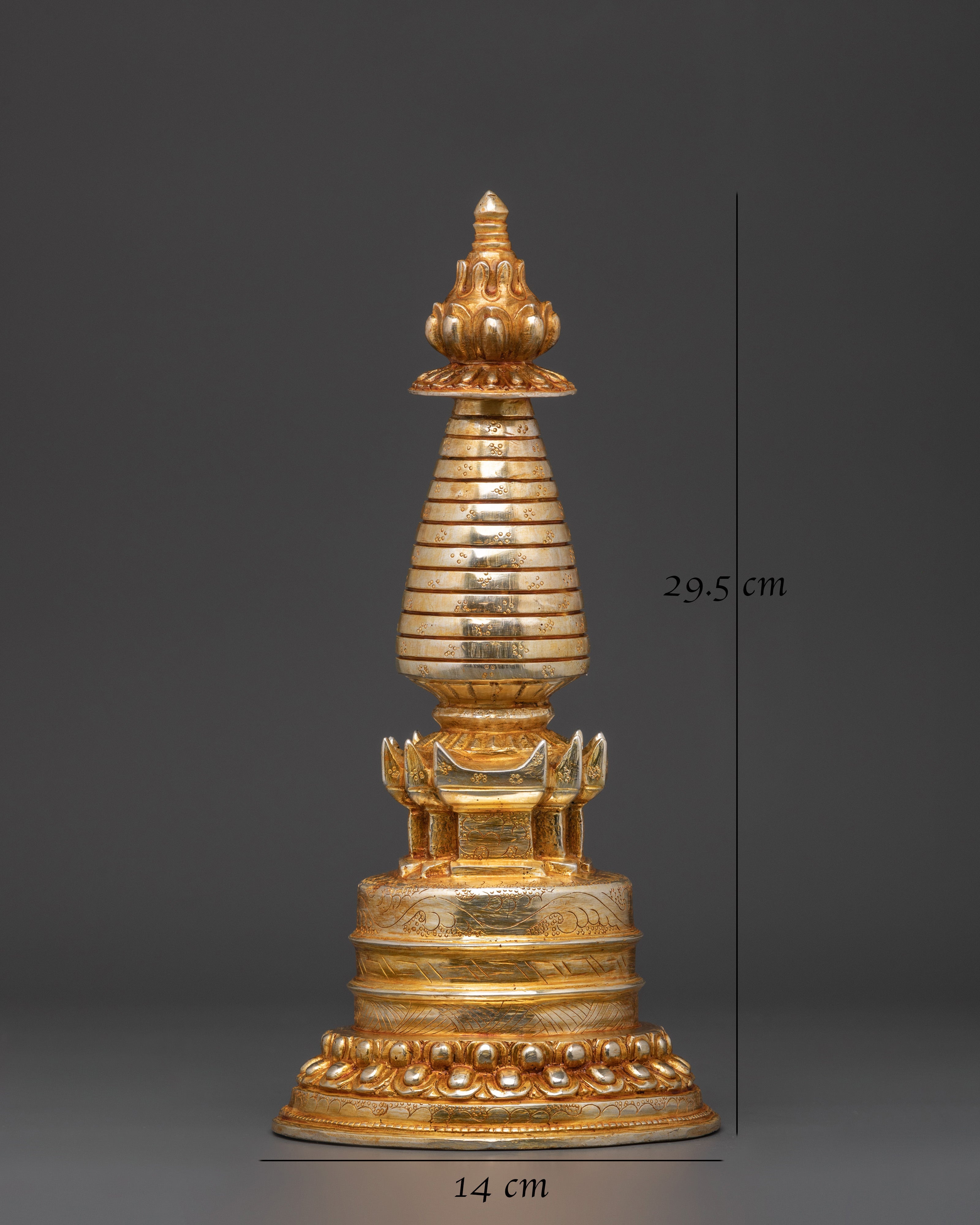 Tibetan Stupa for Altar | Spiritual Meditation Decor