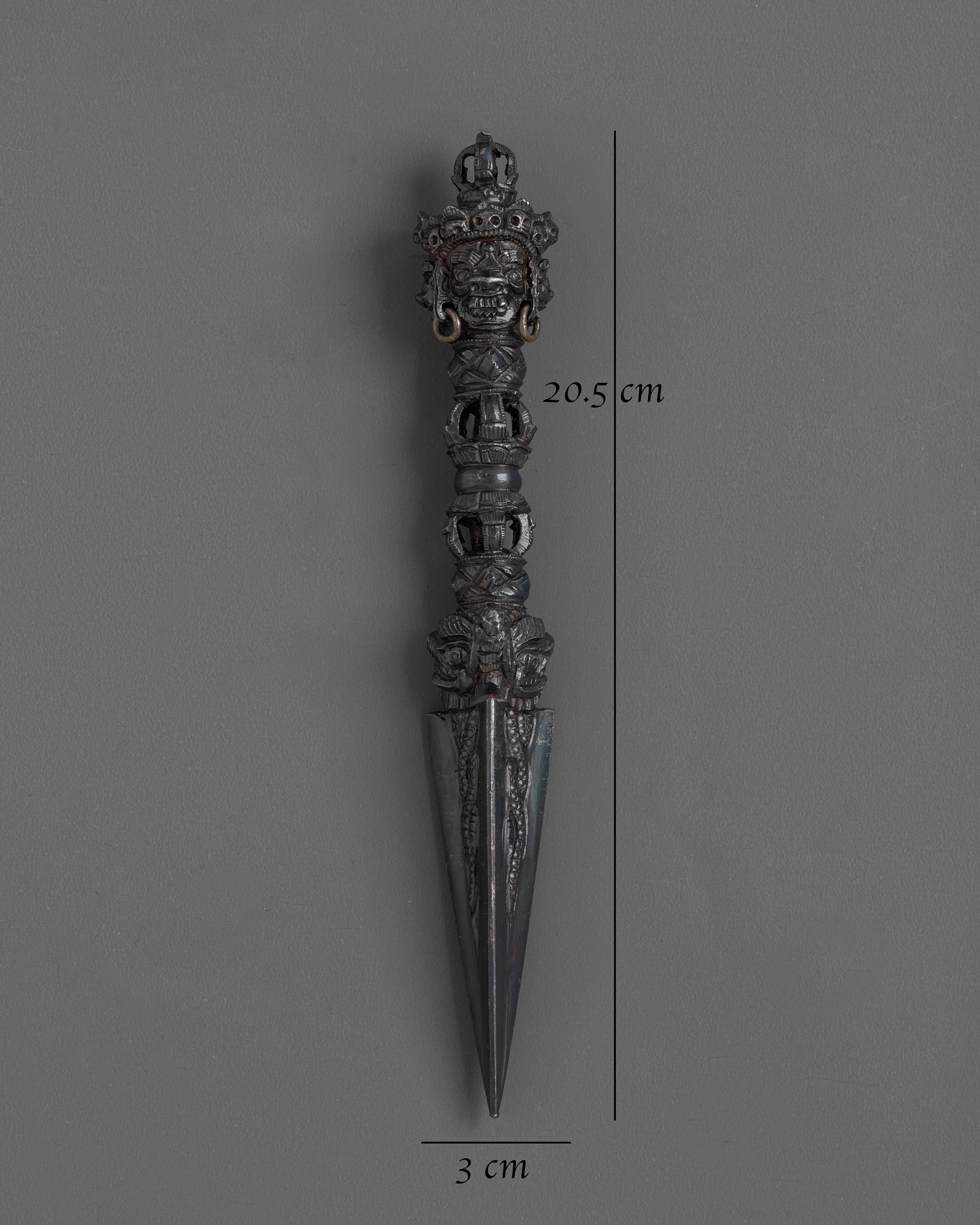 Copper Phurba Ritual Dagger |  Symbol of Tibetan Mysticism and Protection