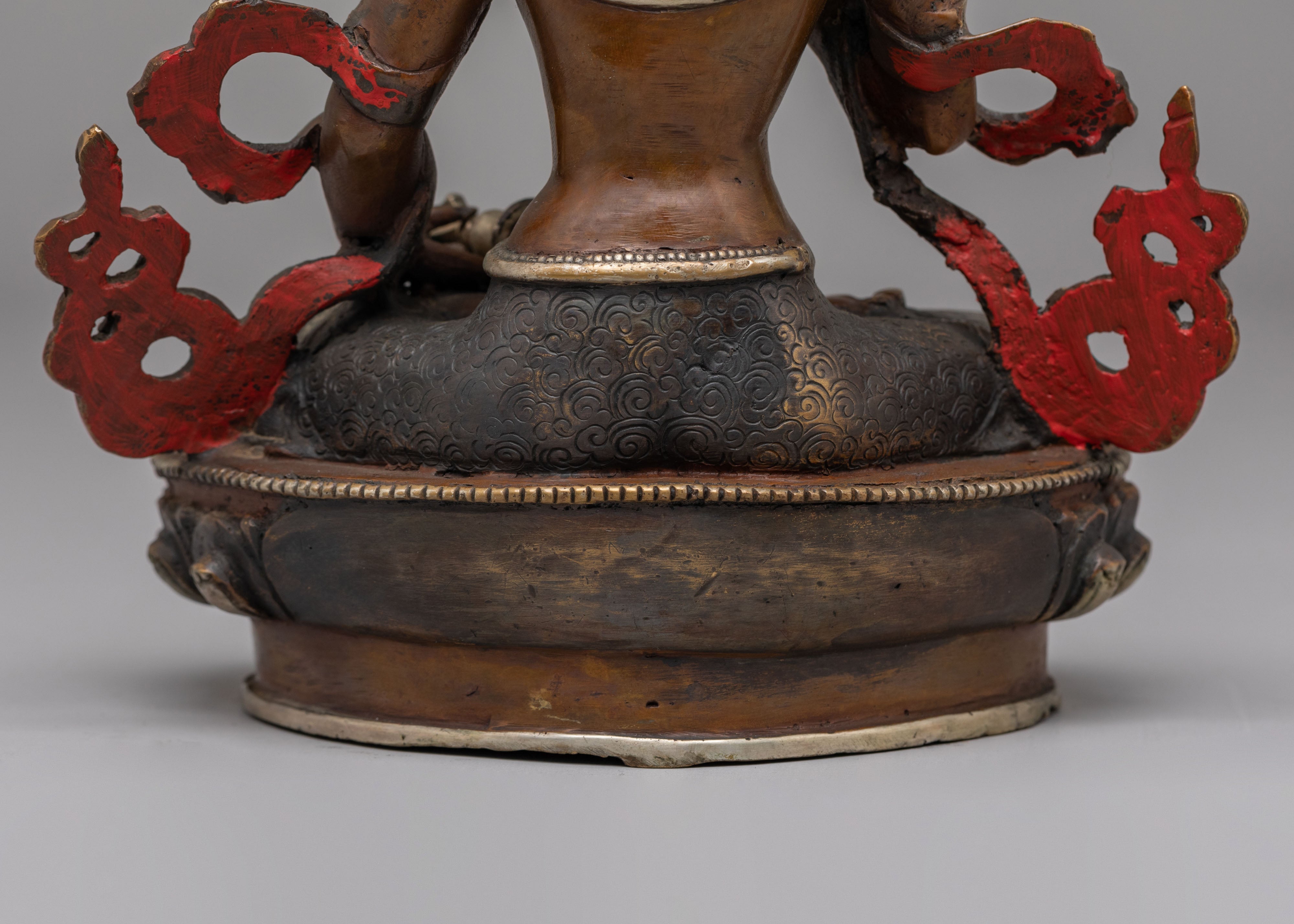 Sacred Tibetan Vajrasattva Purification Statue | Tibetan Buddhist Purification Deity